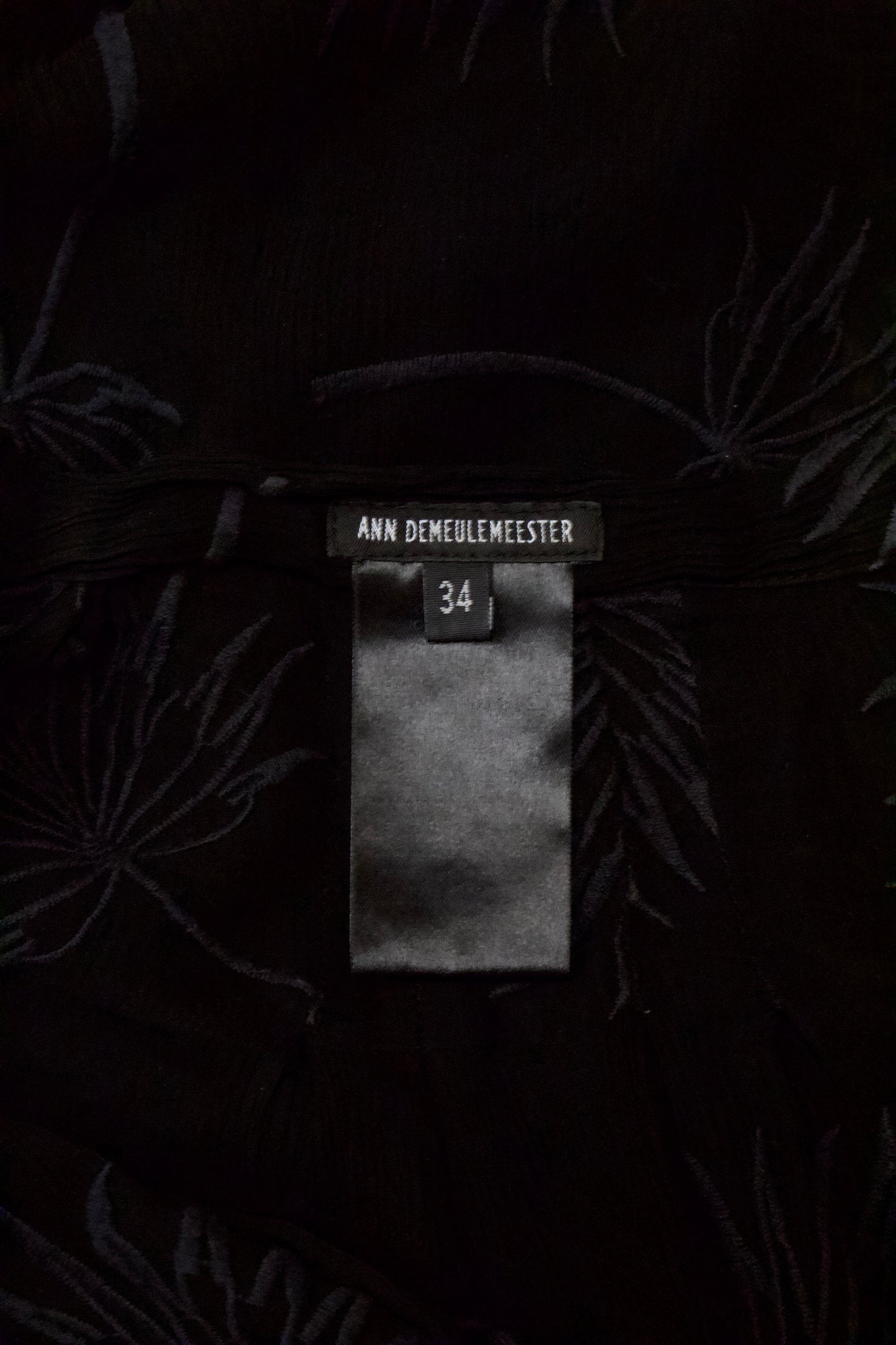Ann Demeulemeester Floral Embroidered Blouse