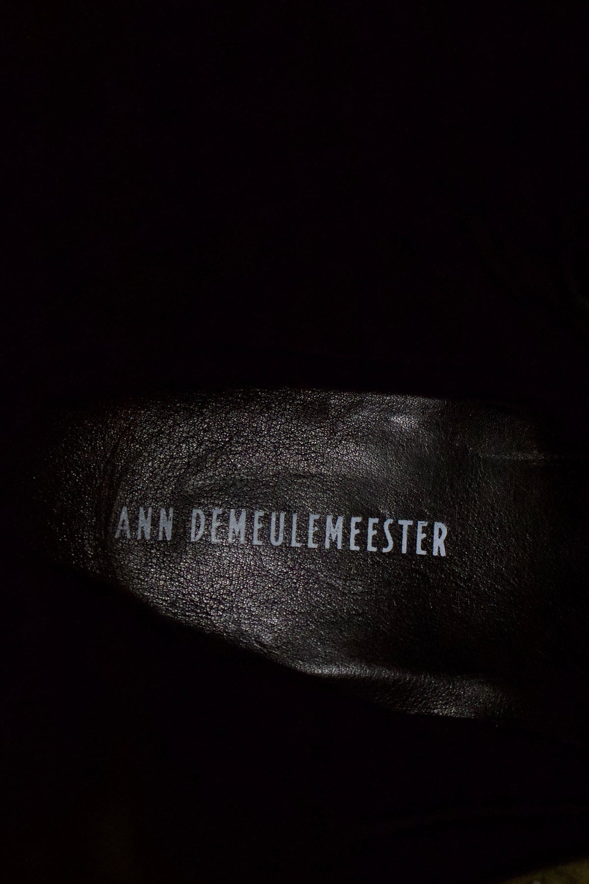 Ann Demeulemeester Jerome Leather Combat Boots
