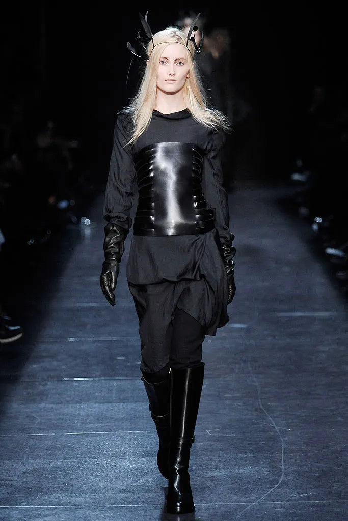 F/W09 Ann Demeulemeester Detachable Leather Knee-High Boots