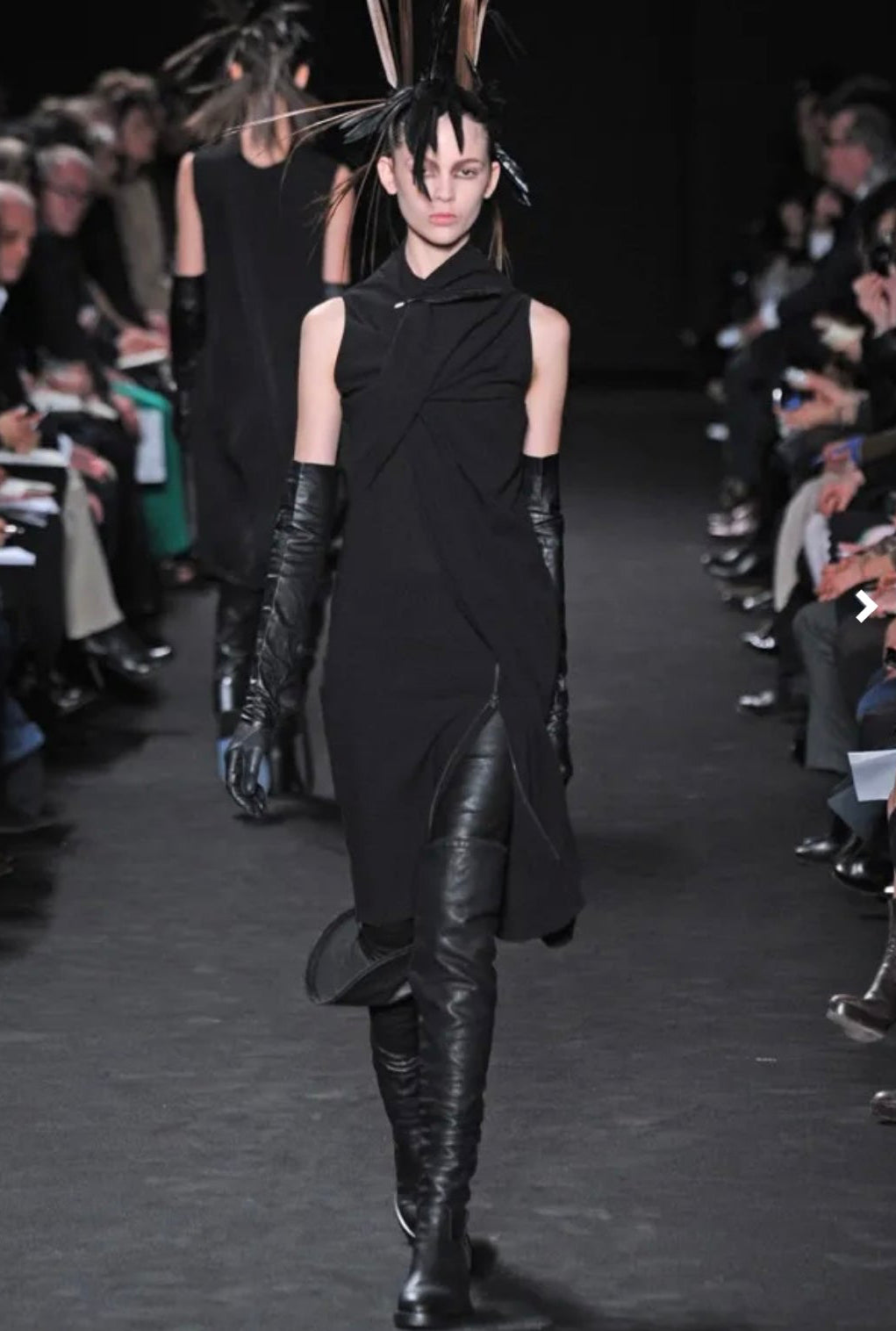 F/W12 Ann Demeulemeester Wrap Dress