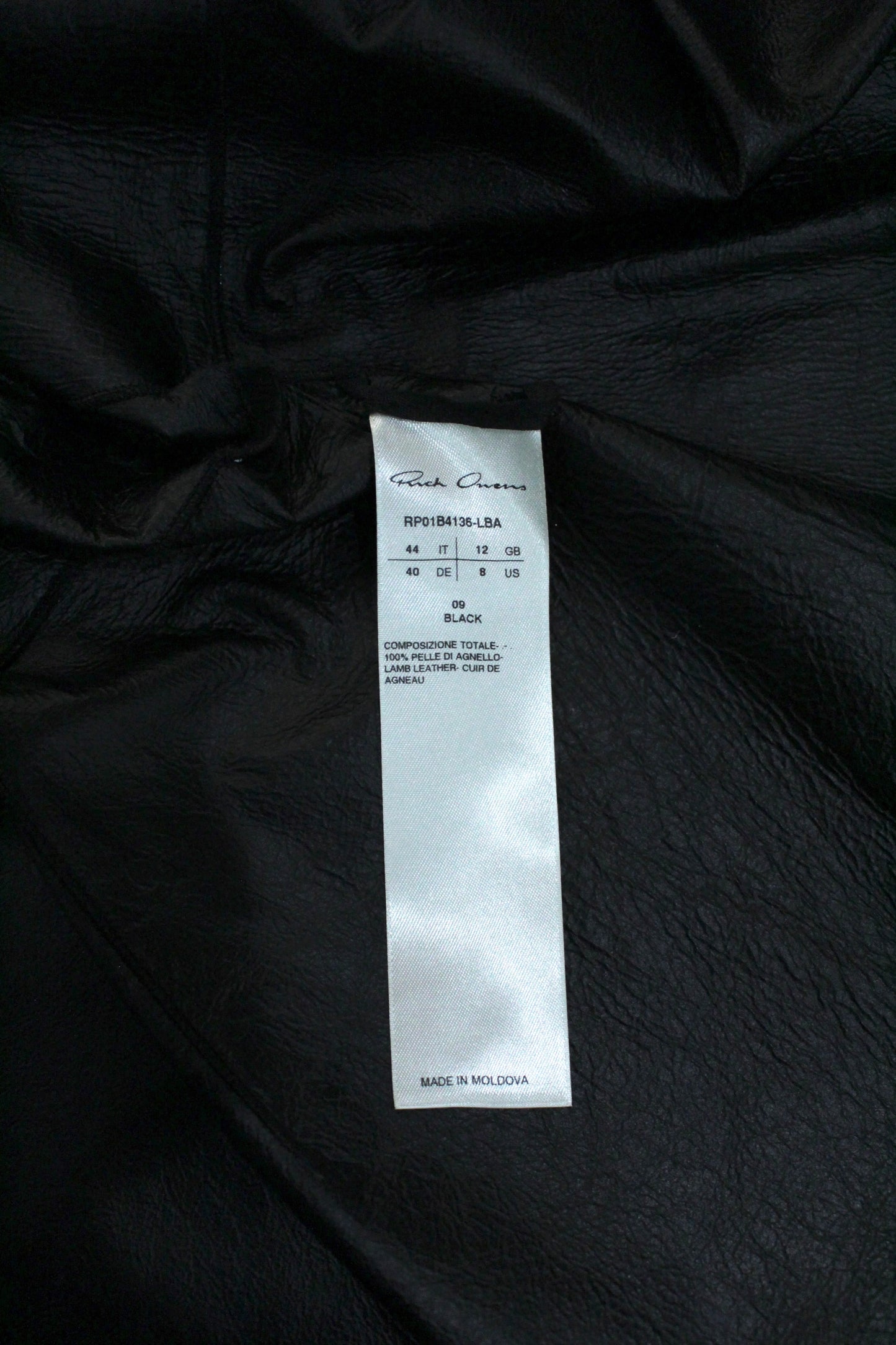 S/S22 Rick Owens "Fogachine" Lambskin Belted Vest