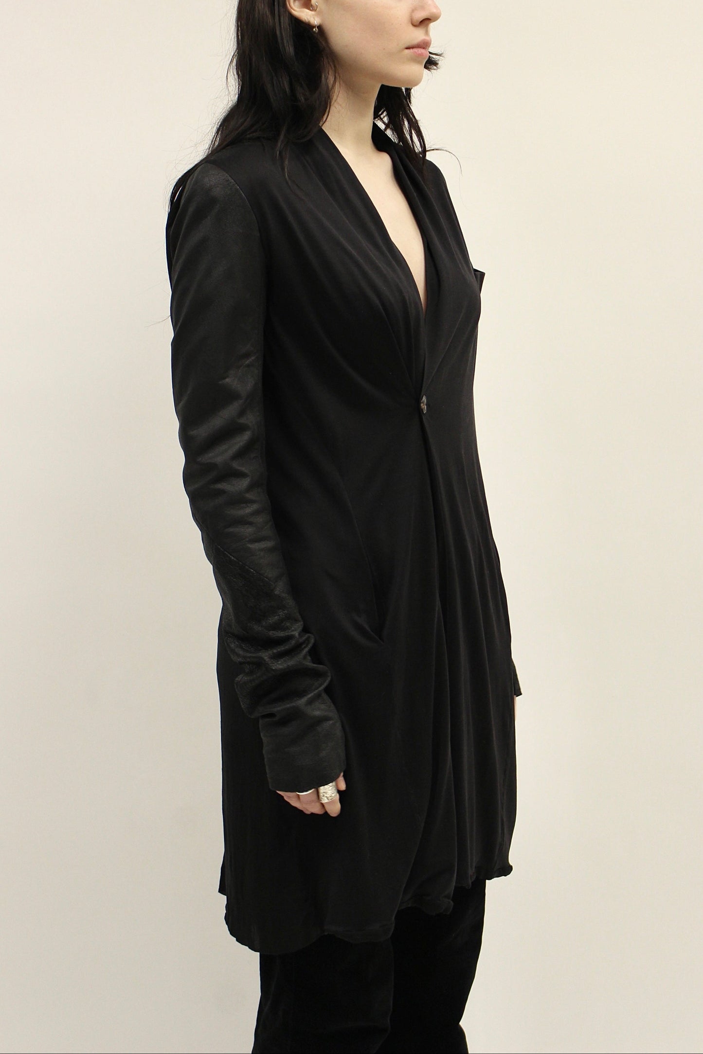Rick Owens Olmar & Mirta Silk Jacket