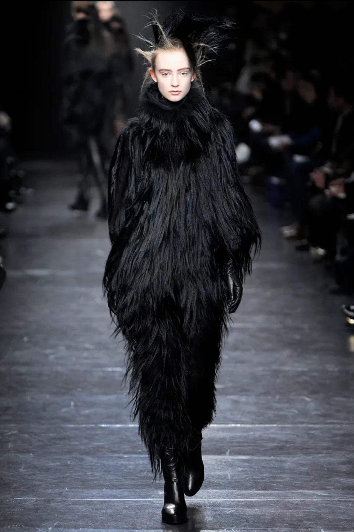 Fall 2011 Ann Demeulemeester Goat Fur Vest