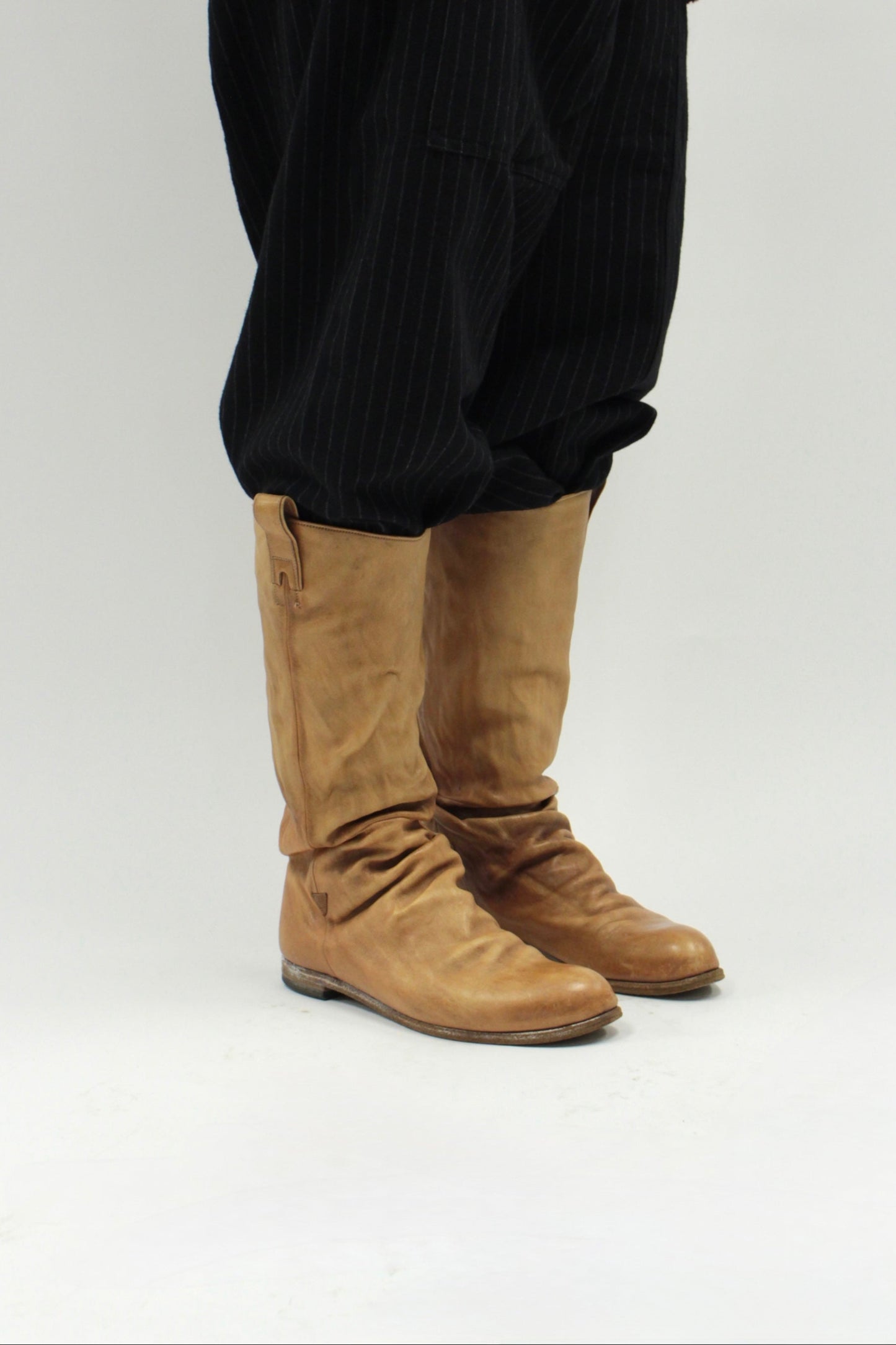 MiharaYasuhiro FW04 Wrinkled Leather Boots