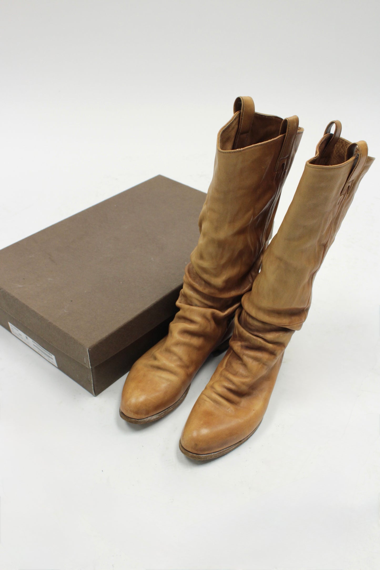 MiharaYasuhiro FW04 Wrinkled Leather Boots