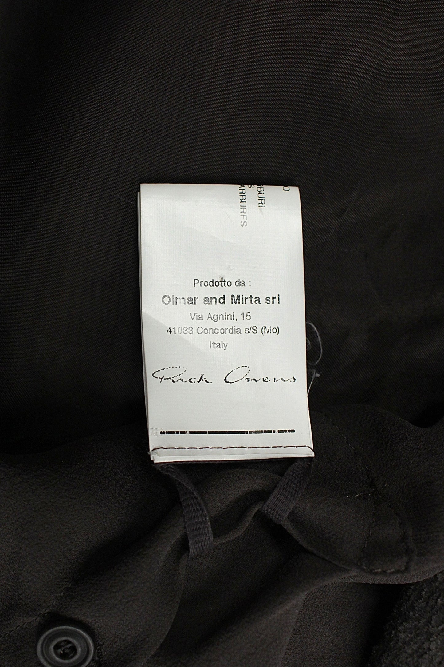 Rick Owens Olmar & Mirta FW09 "CRUST" Leather Bolero