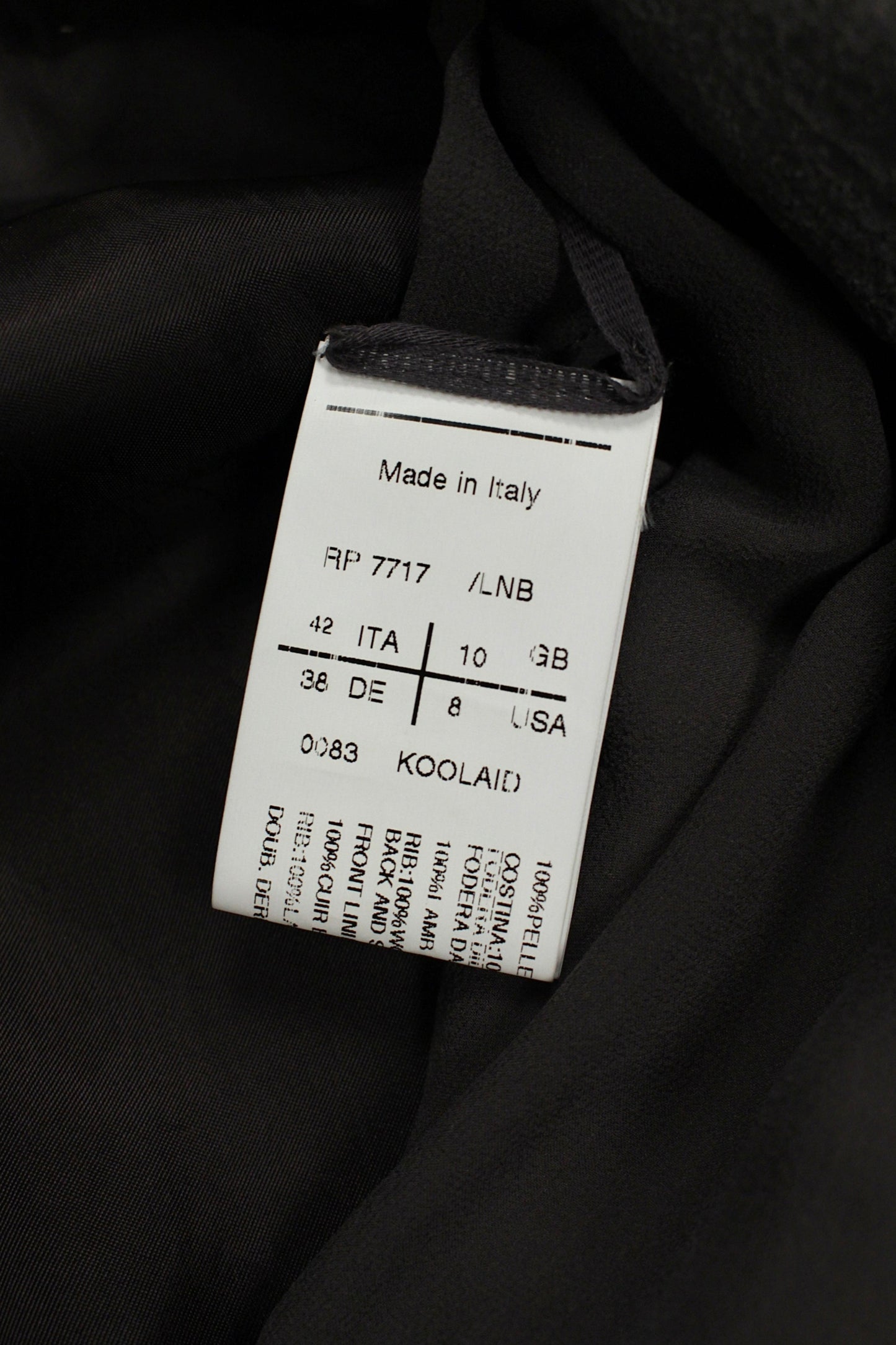 Rick Owens Olmar & Mirta FW09 "CRUST" Leather Bolero
