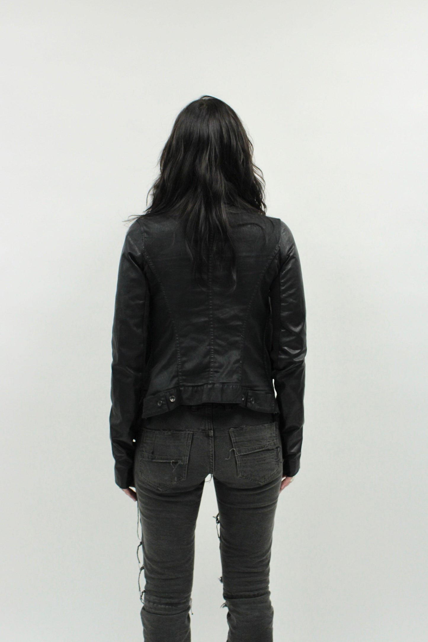 Rick Owens DRKSHDW Waxed Exploder Jacket