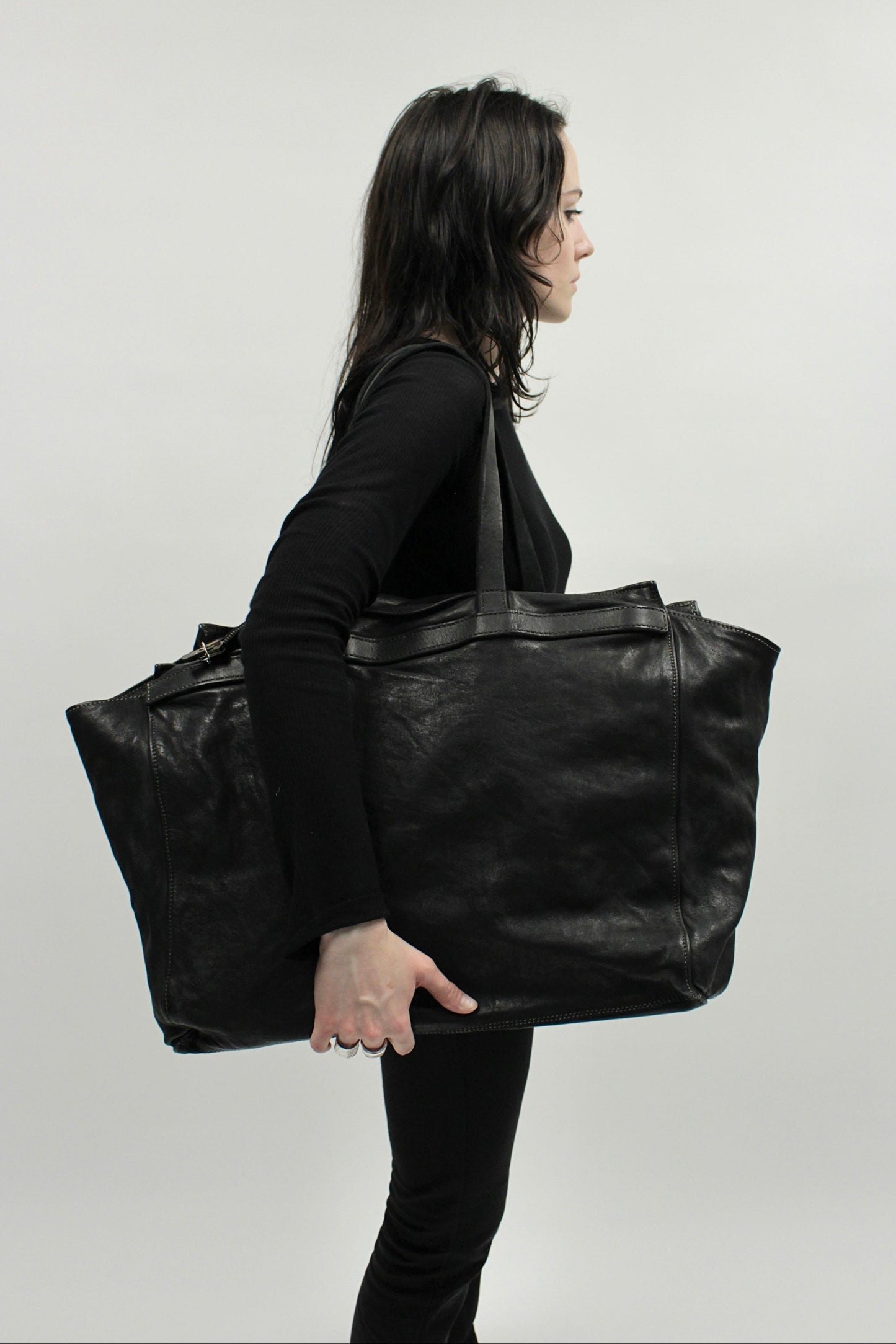 Guidi Leather Duffle Bag