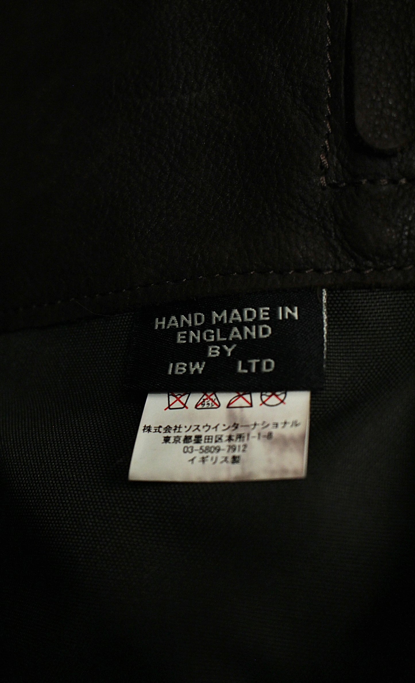 Jas M.B x Mihara Yasuhiro Leather Boston Bag