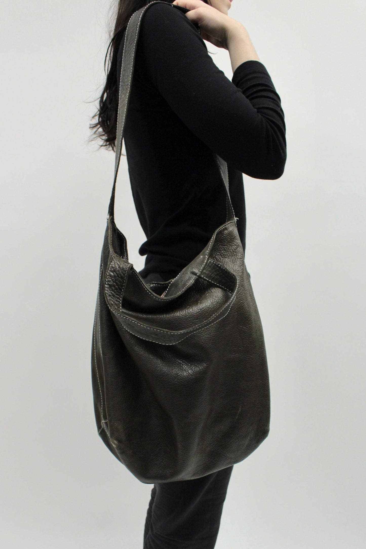 Christian Peau 2-Way Leather Bag