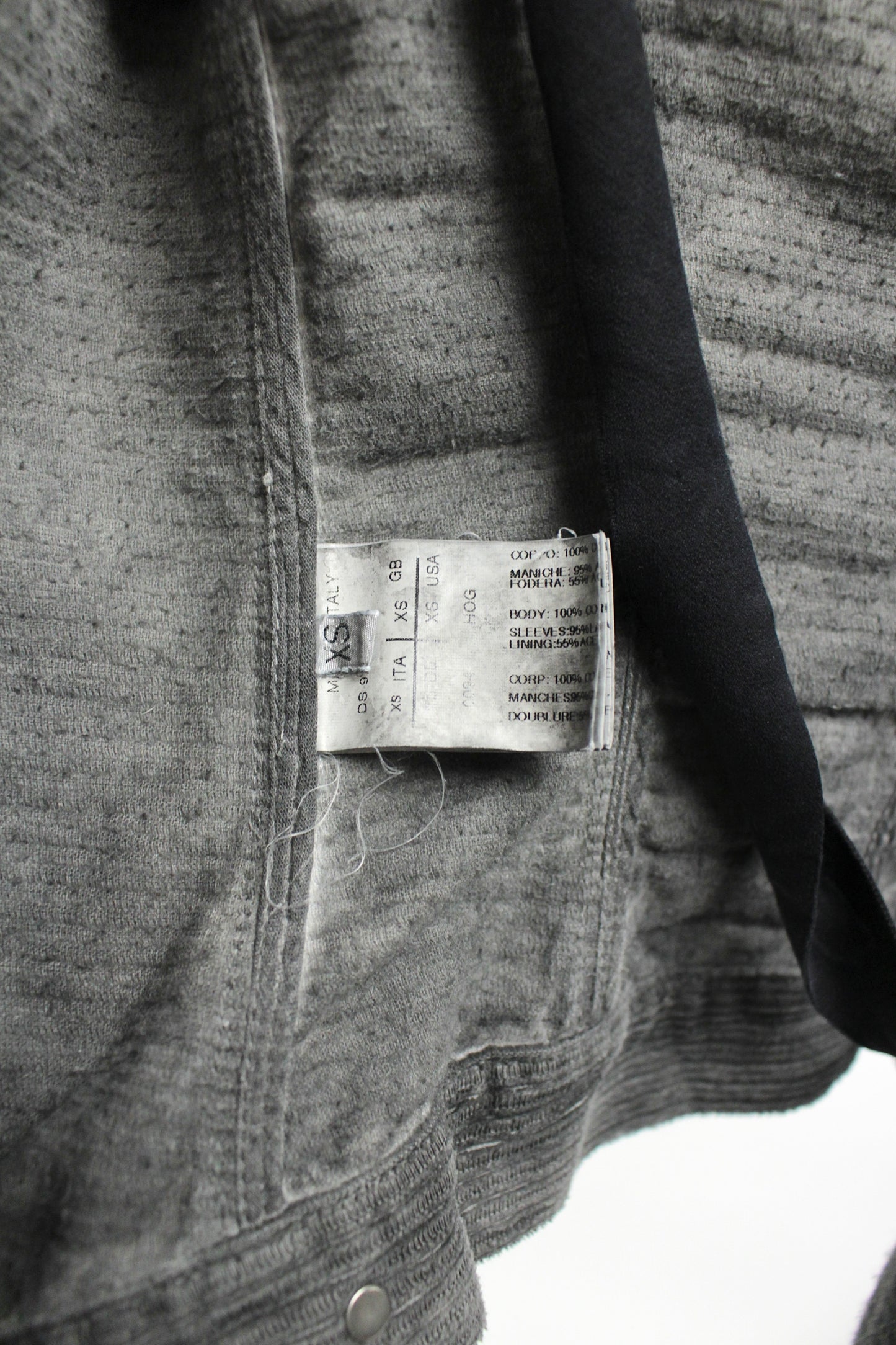 F/W12 Rick Owens DRKSHDW "MOUNTAIN" Exploder Jacket
