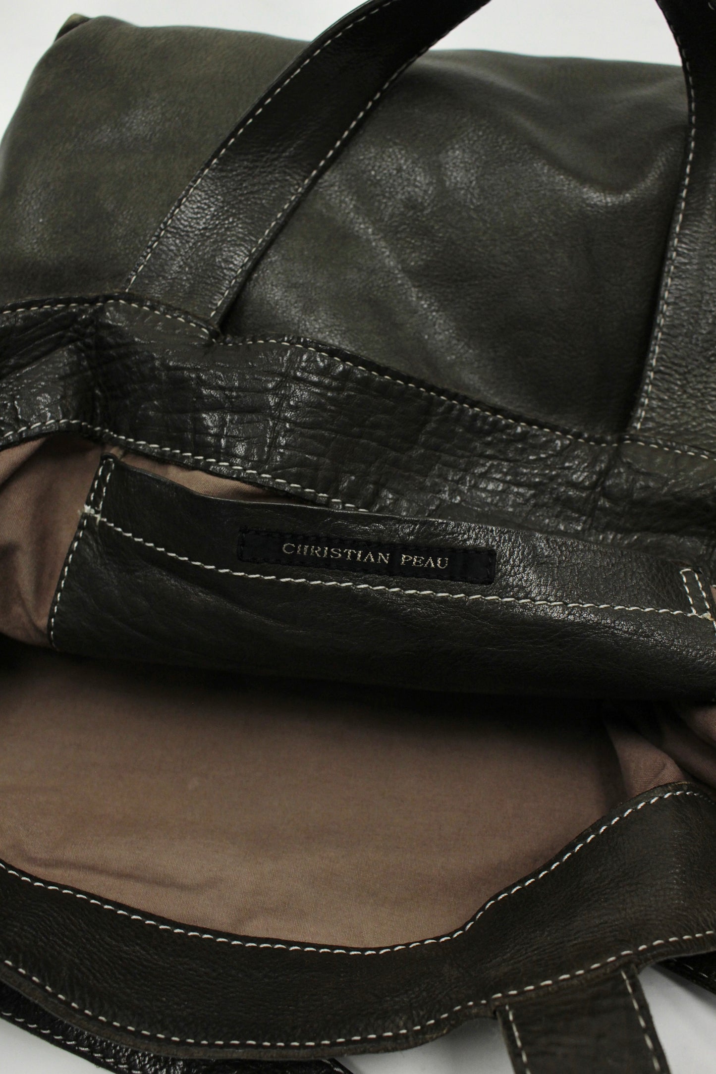 Christian Peau 2-Way Leather Bag