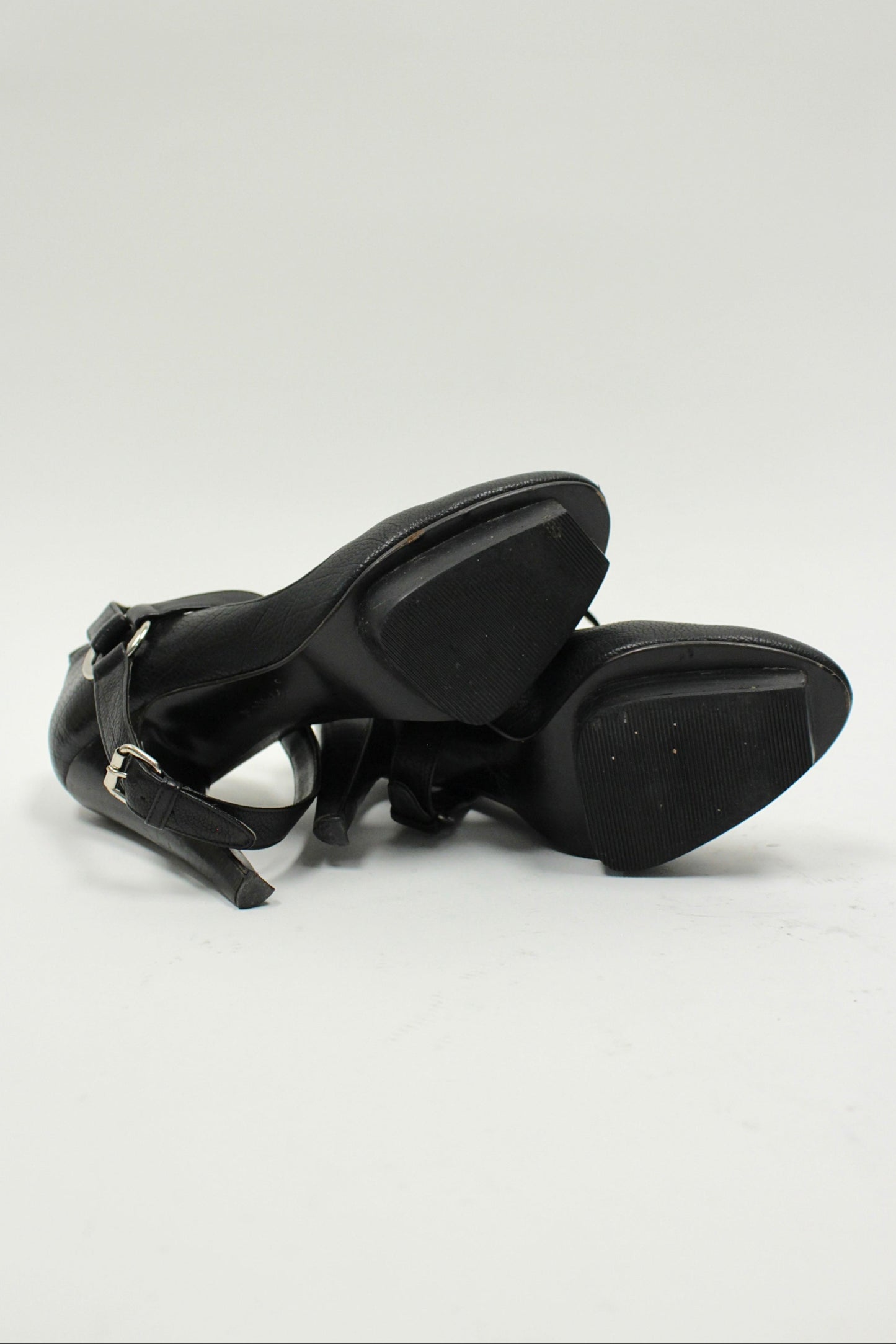 Early 00s Miharayasuhiro Strappy Leather Heels