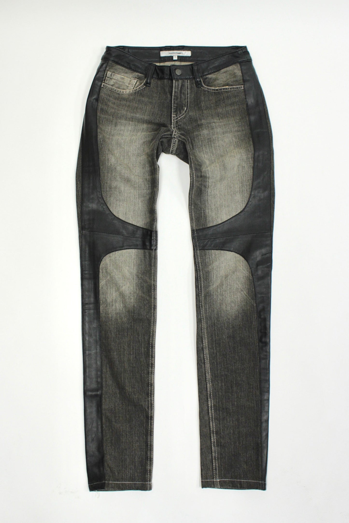 Early 00s 5351 Pour Les Femmes Hybrid Denim Pants