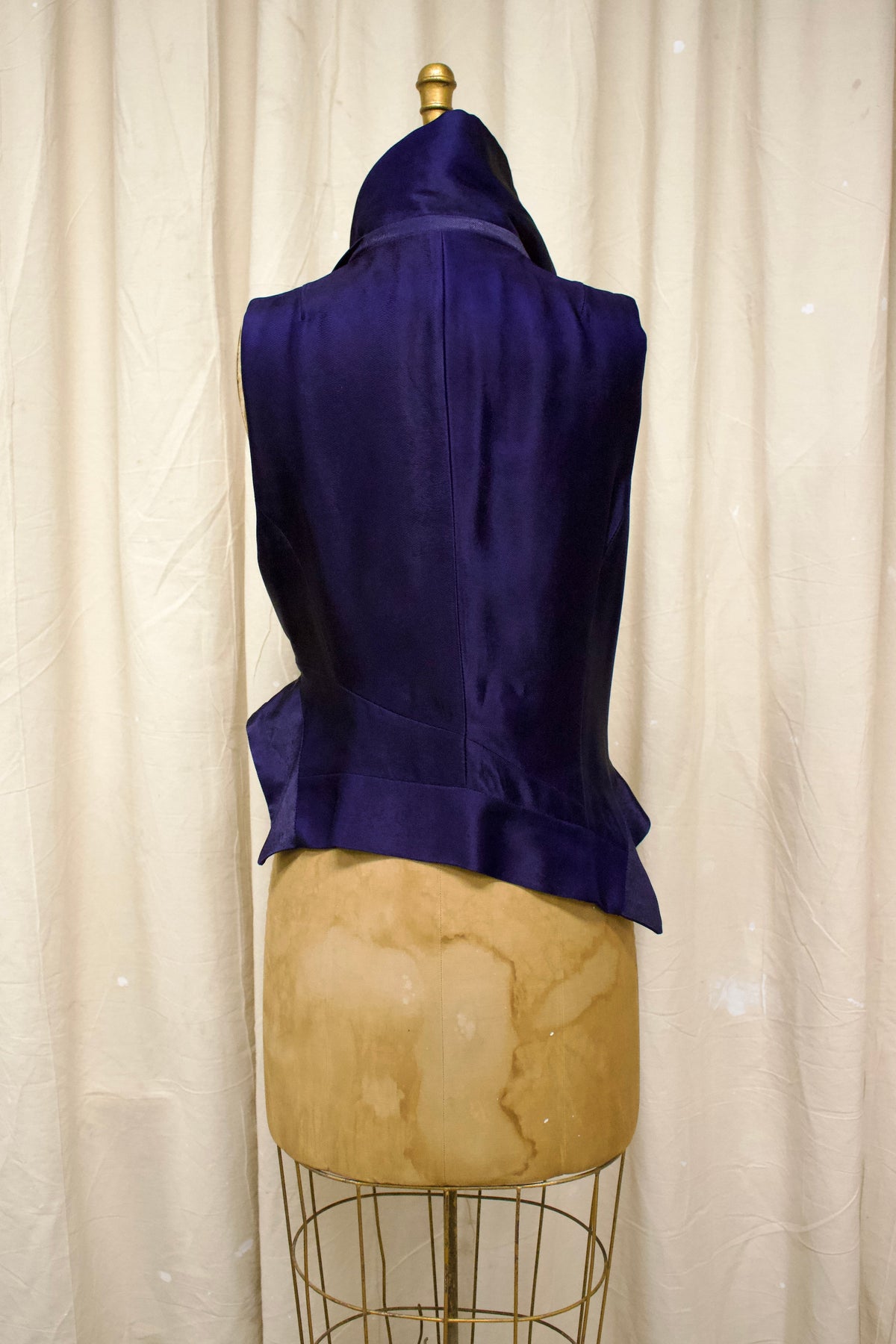 F/W12 Ann Demeulemeester Asymmetrical Draped Vest