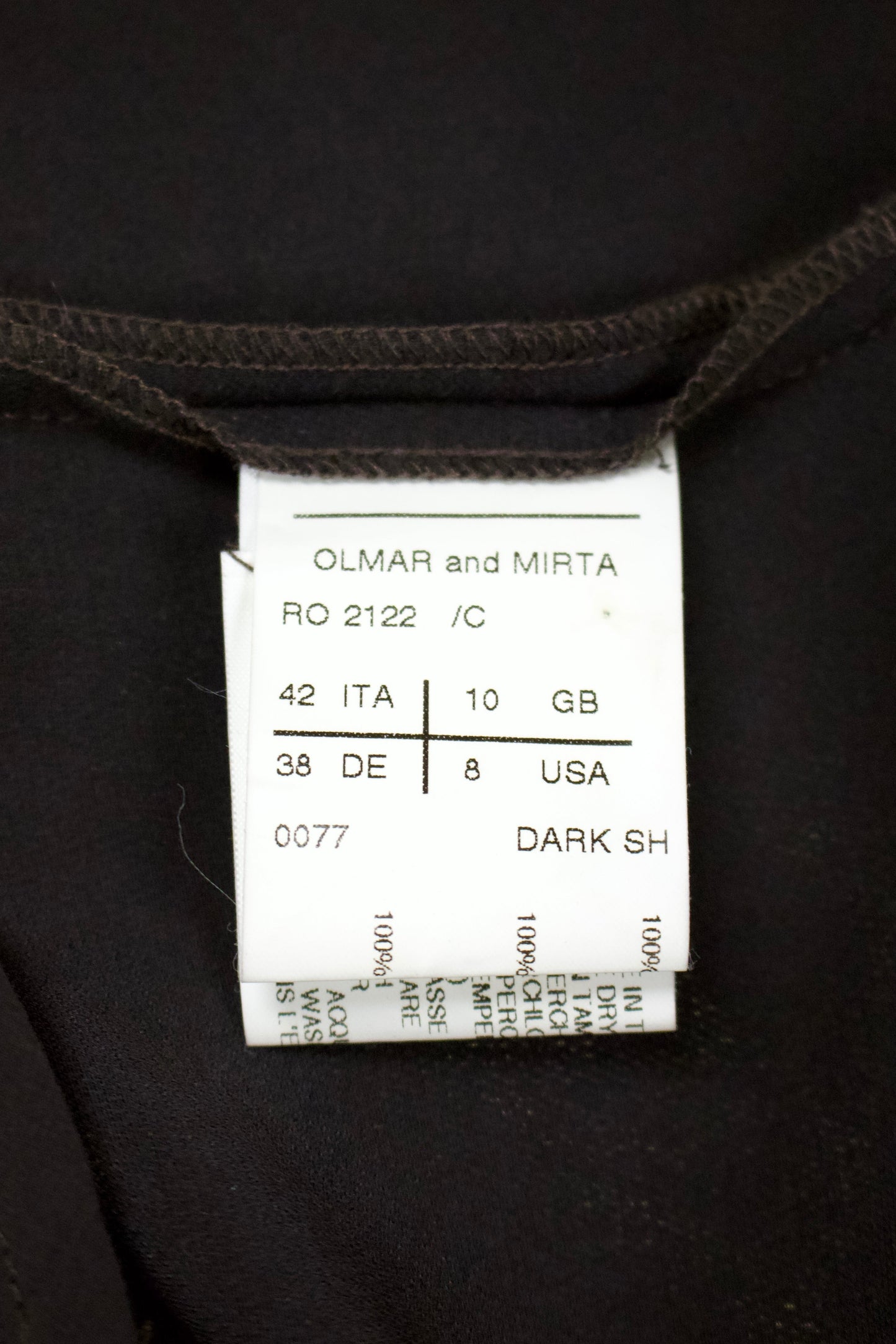 F/W08 Rick Owens ‘STAG’ Asymmetrical Silk Mini Dress