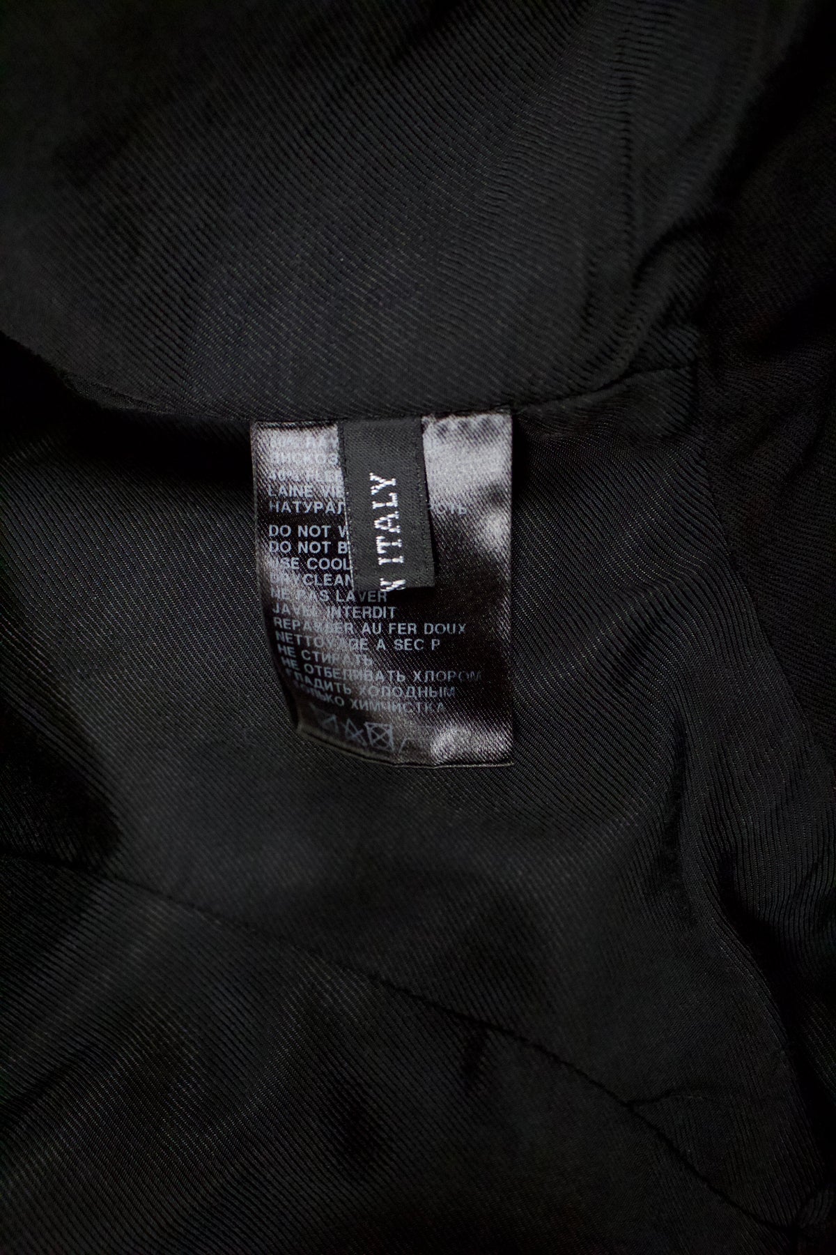 F/W12 Ann Demeulemeester Asymmetrical Draped Vest