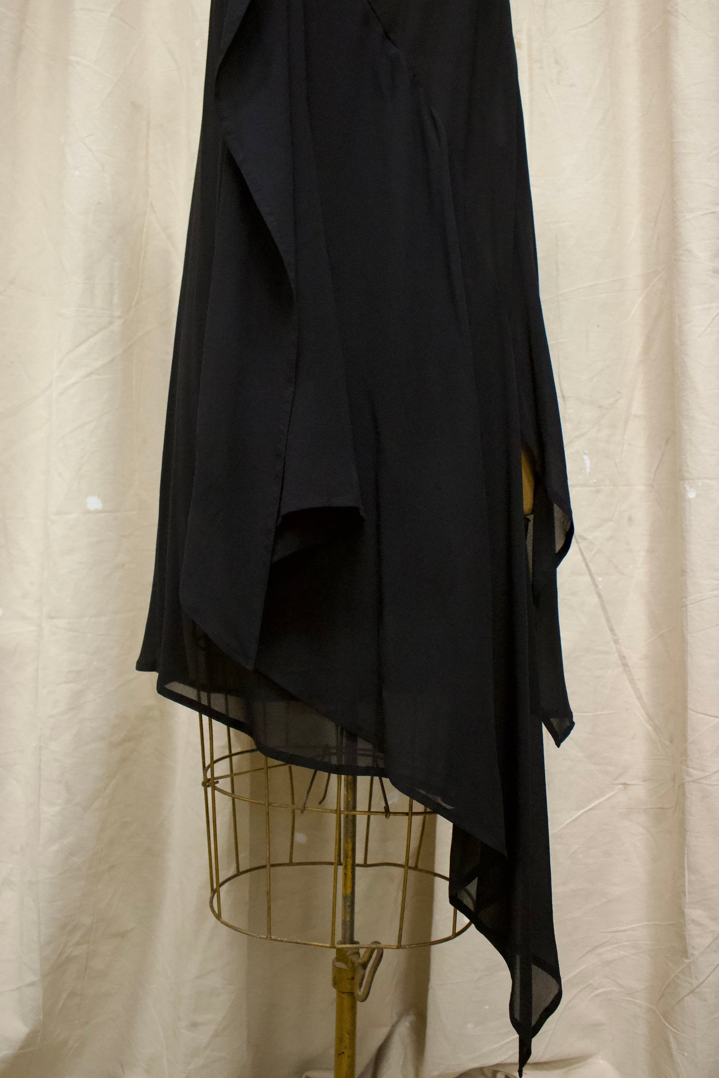 Late 00s Ann Demeulemeester Silk Chiffon Dress