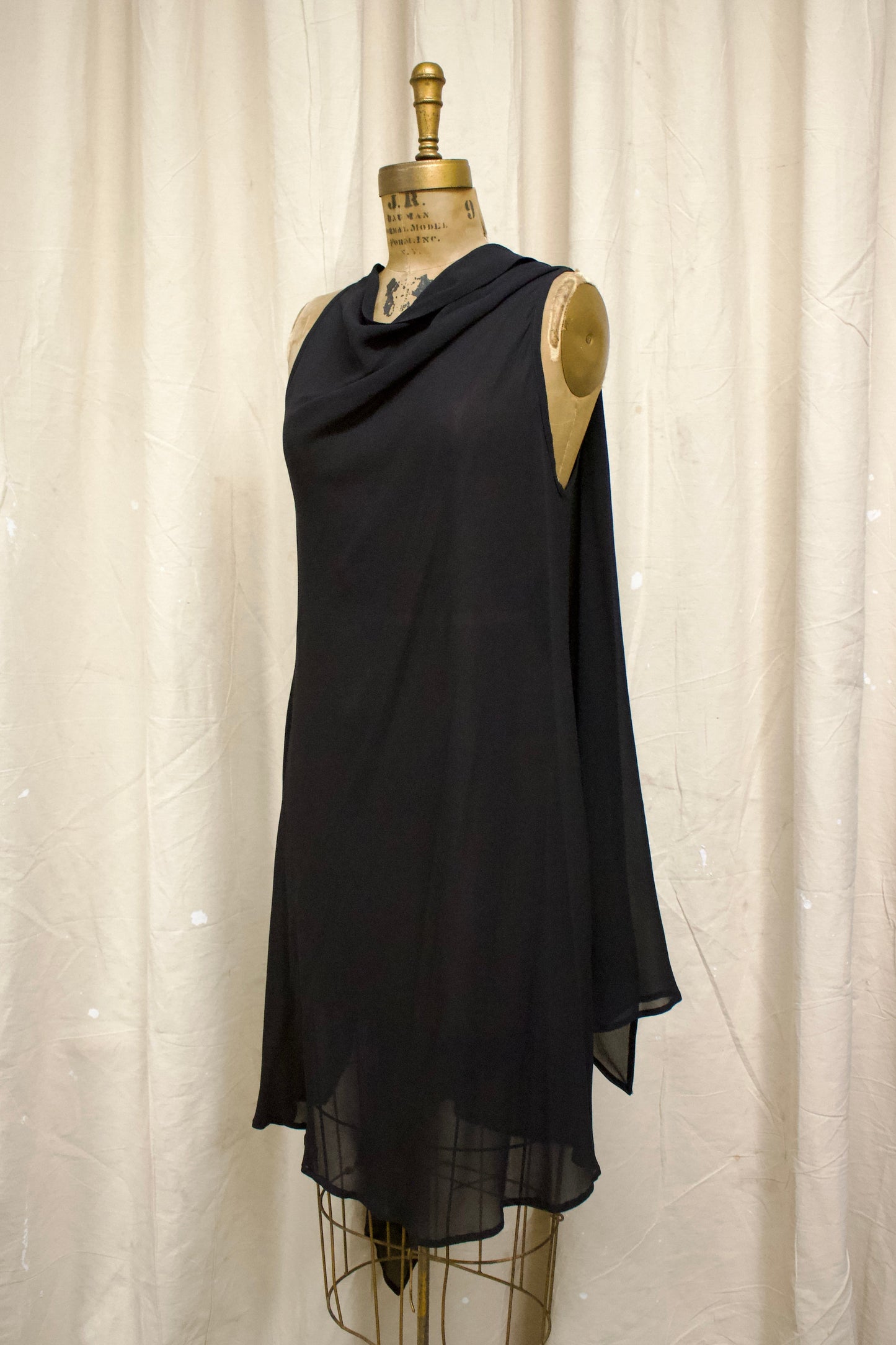 Late 00s Ann Demeulemeester Silk Chiffon Dress