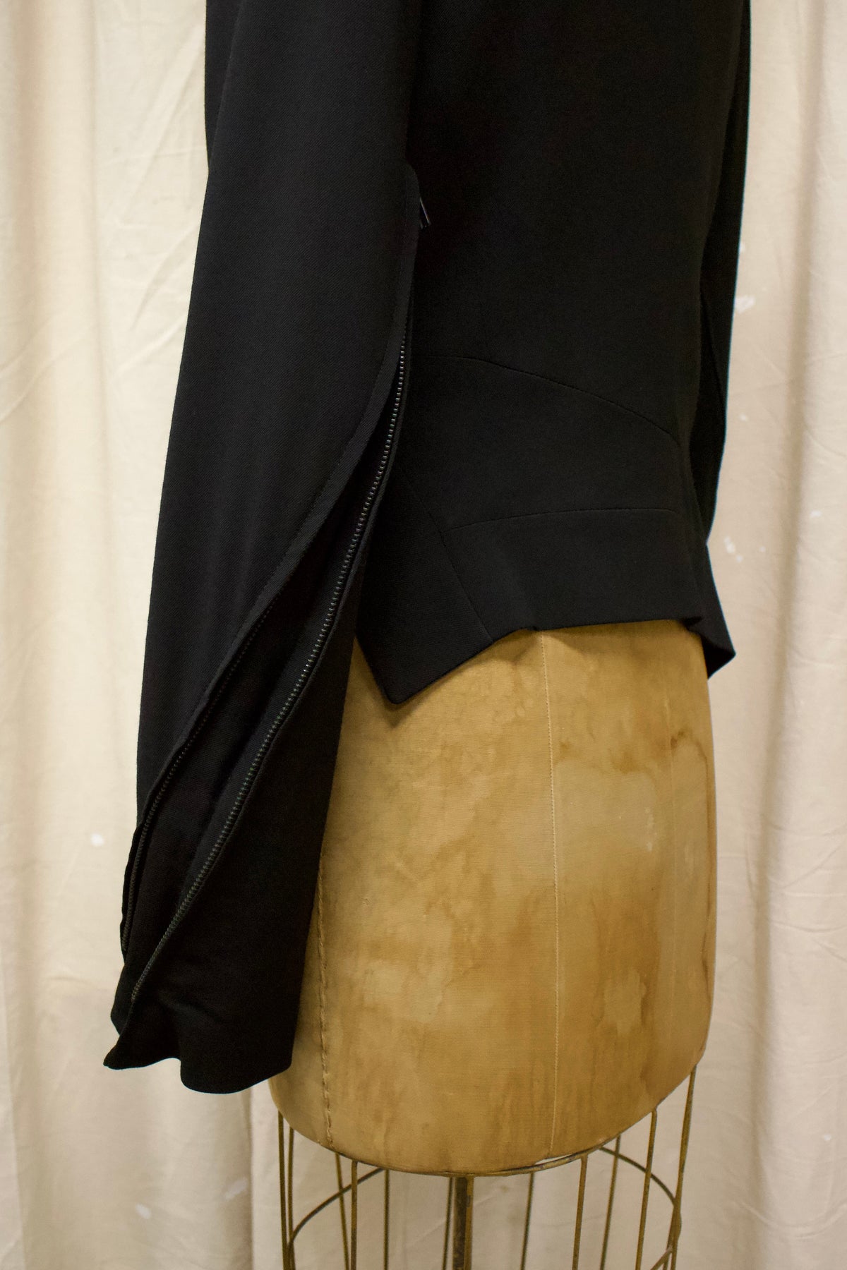 F/W12 Ann Demeulemeester Asymmetrical Sculptured Jacket