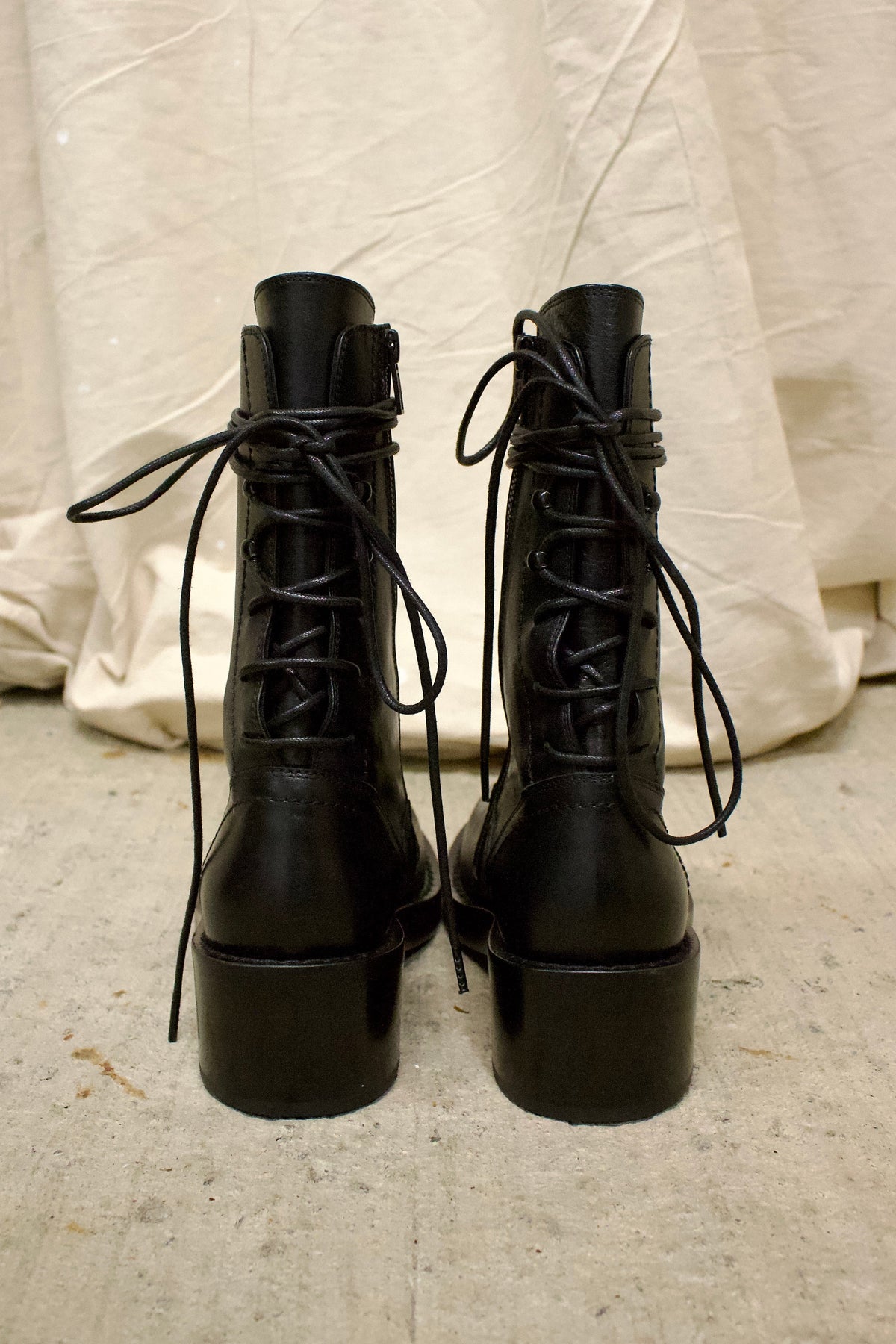 Ann Demeulemeester ‘Henrica’ Leather Ankle Boots