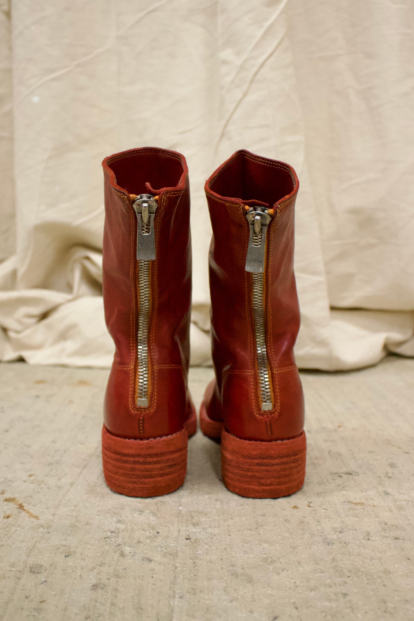 Guidi 788 Back Zip Leather Boots