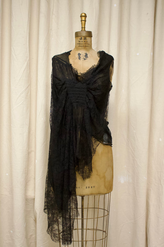 Marc Le Bihan Lace Draped Top