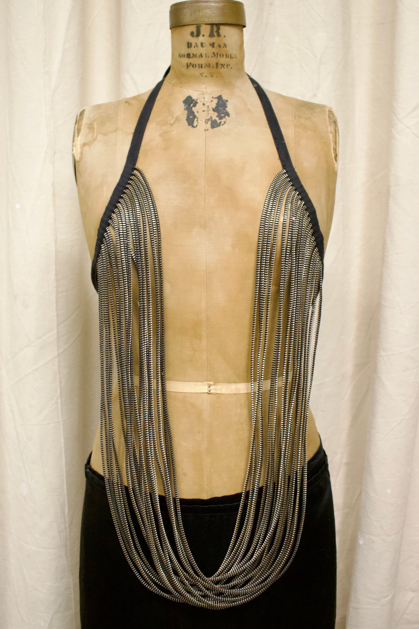 S/S10 Ann Demeulemeester Zipper Necklace