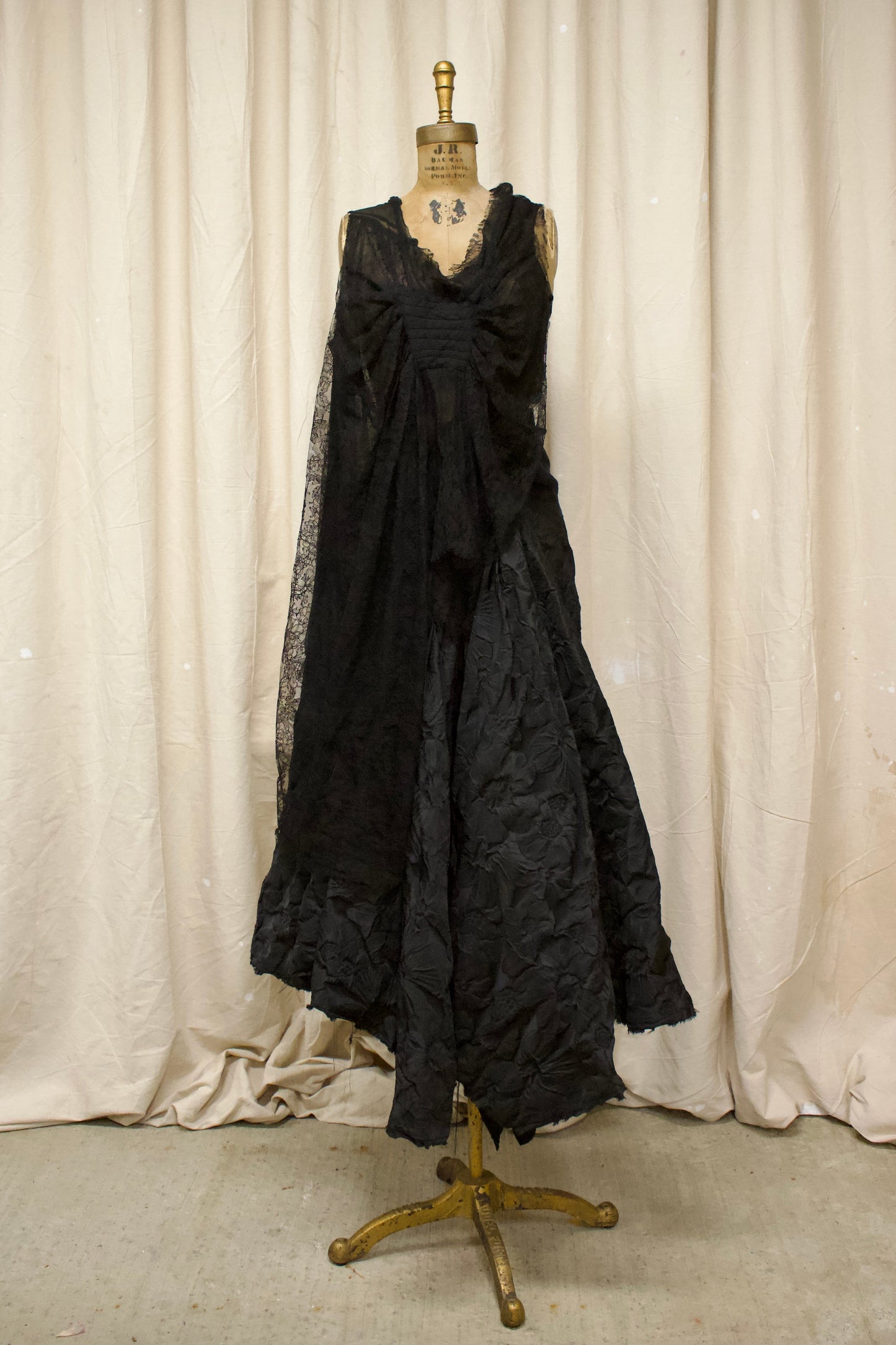 Marc Le Bihan Lace Draped Top