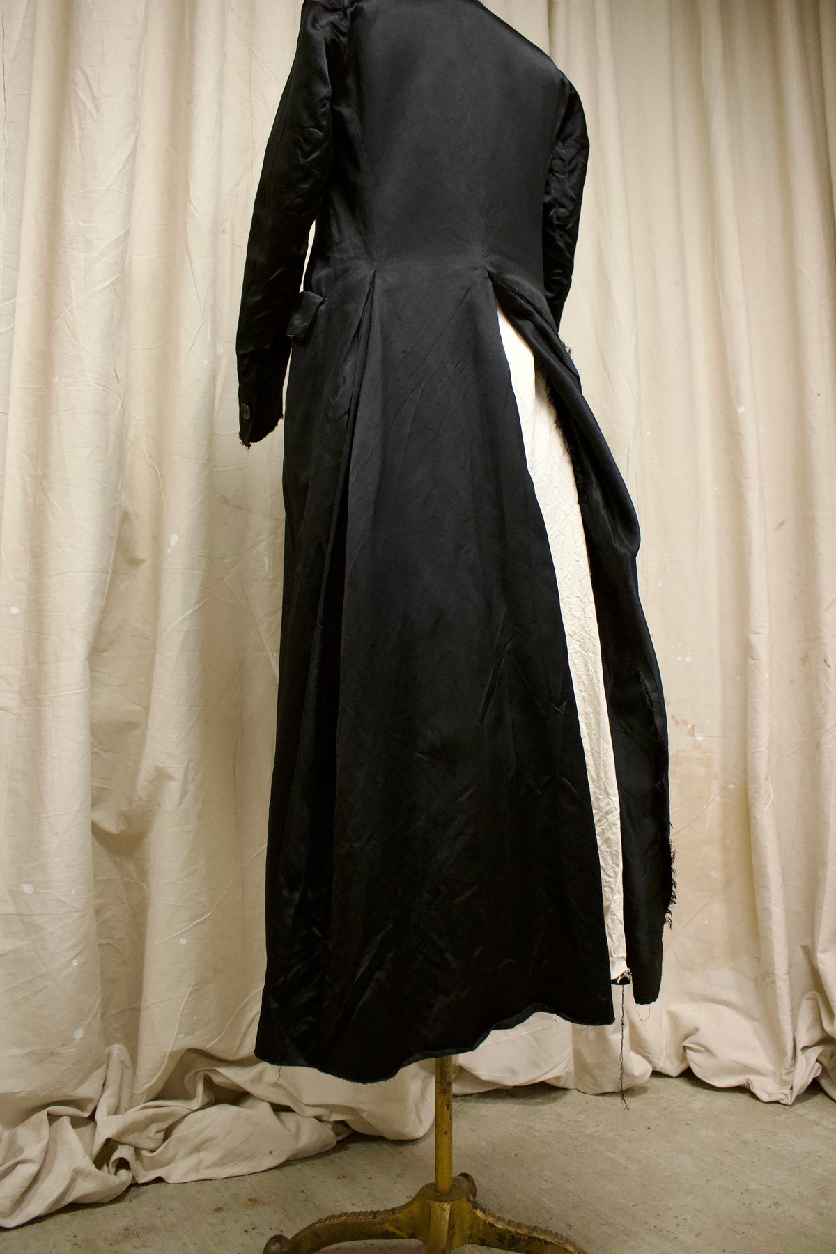 Elena Dawson Hacking Silk Dress Coat