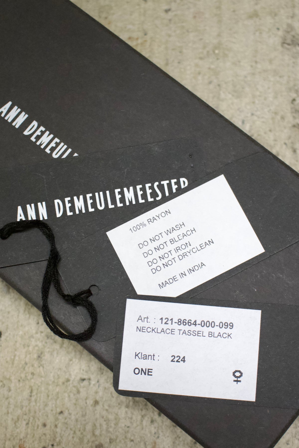 S/S12 Ann Demeulemeester Tassel Necklace