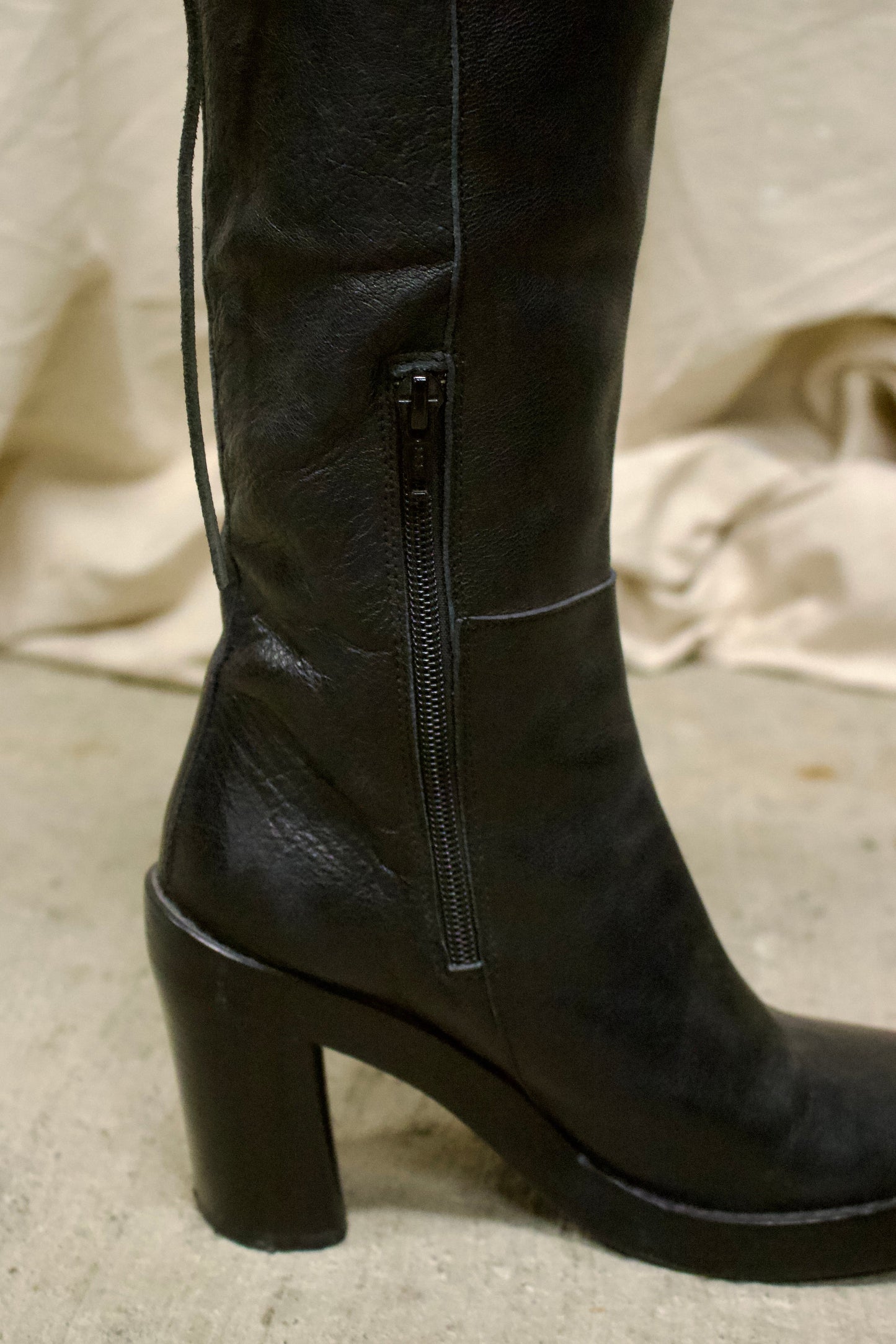 F/W02 Ann Demeulemeester Tall Leather Boots