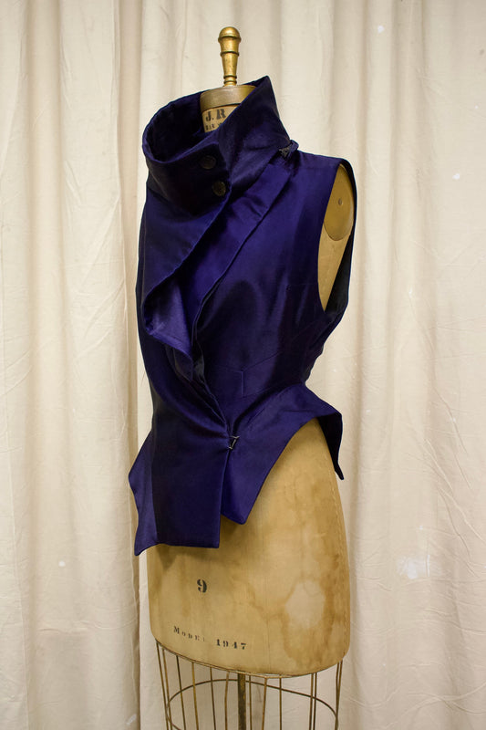 F/W12 Ann Demeulemeester Asymmetrical Draped Vest