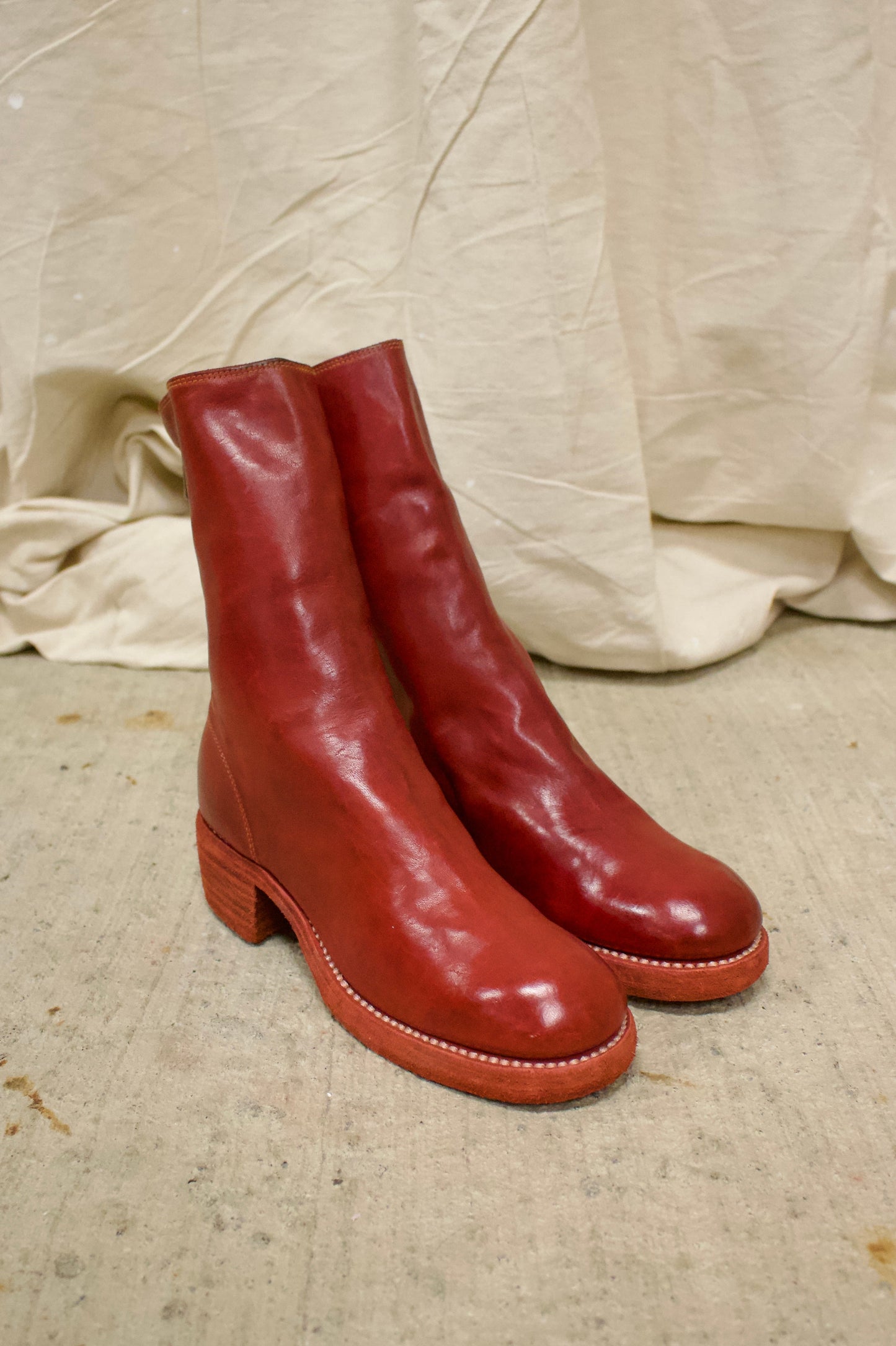 Guidi 788 Back Zip Leather Boots