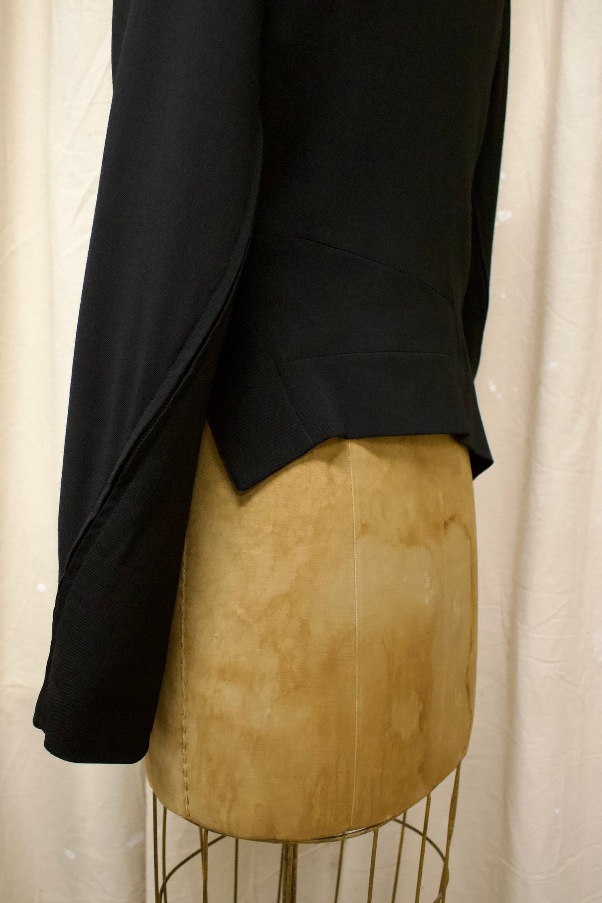 F/W12 Ann Demeulemeester Asymmetrical Sculptured Jacket