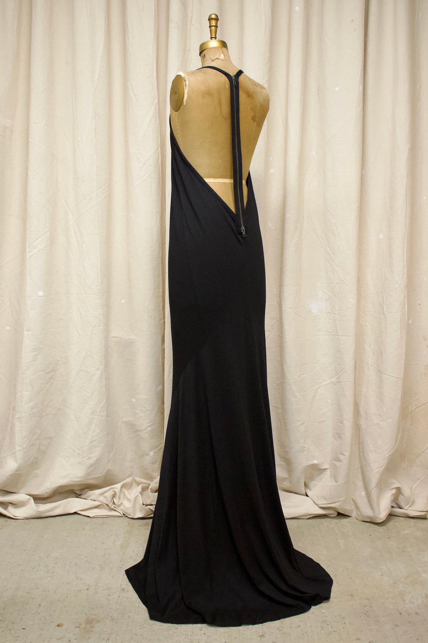 S/S16 Ann Demeulemeester Backless Maxi Dress
