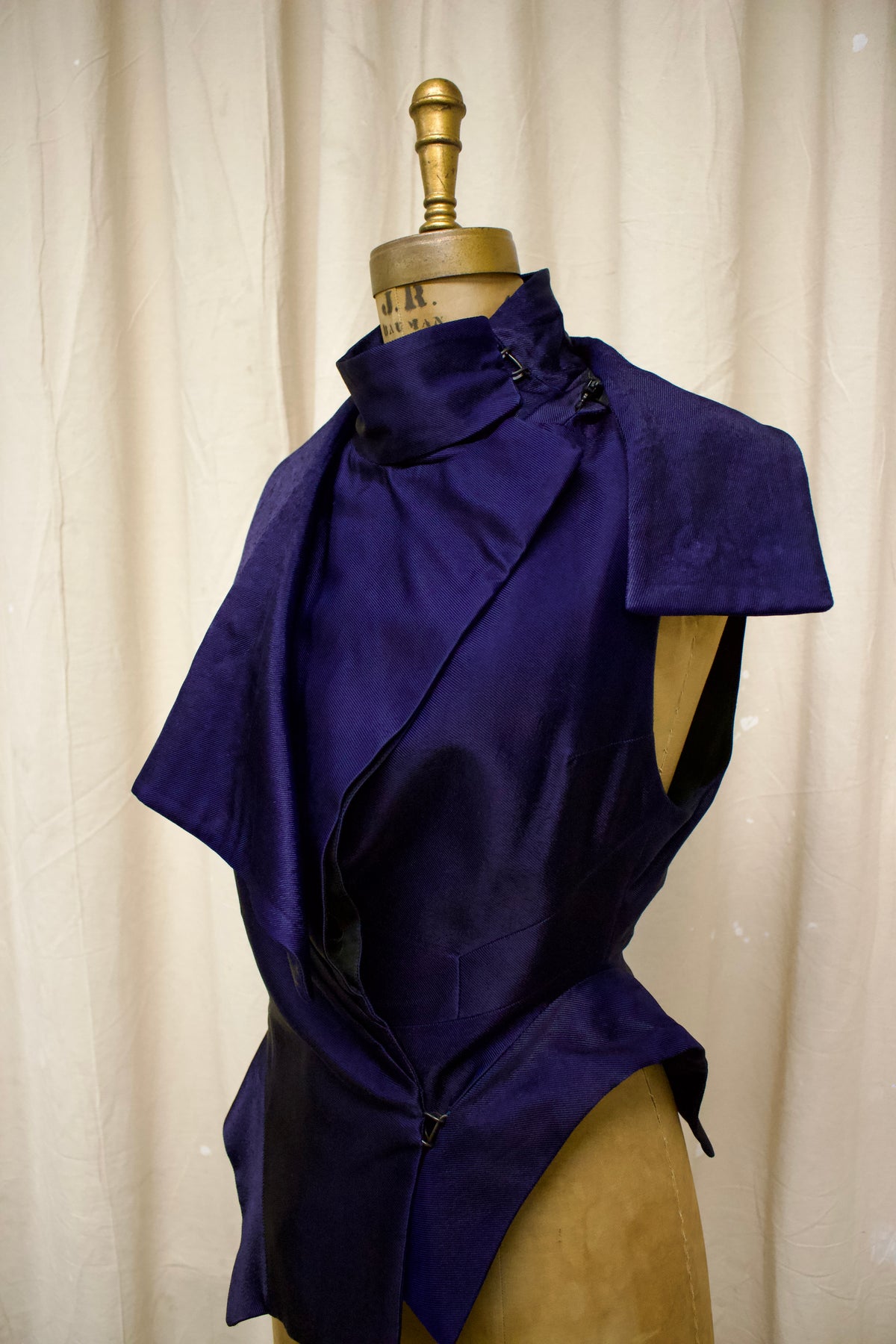 F/W12 Ann Demeulemeester Asymmetrical Draped Vest