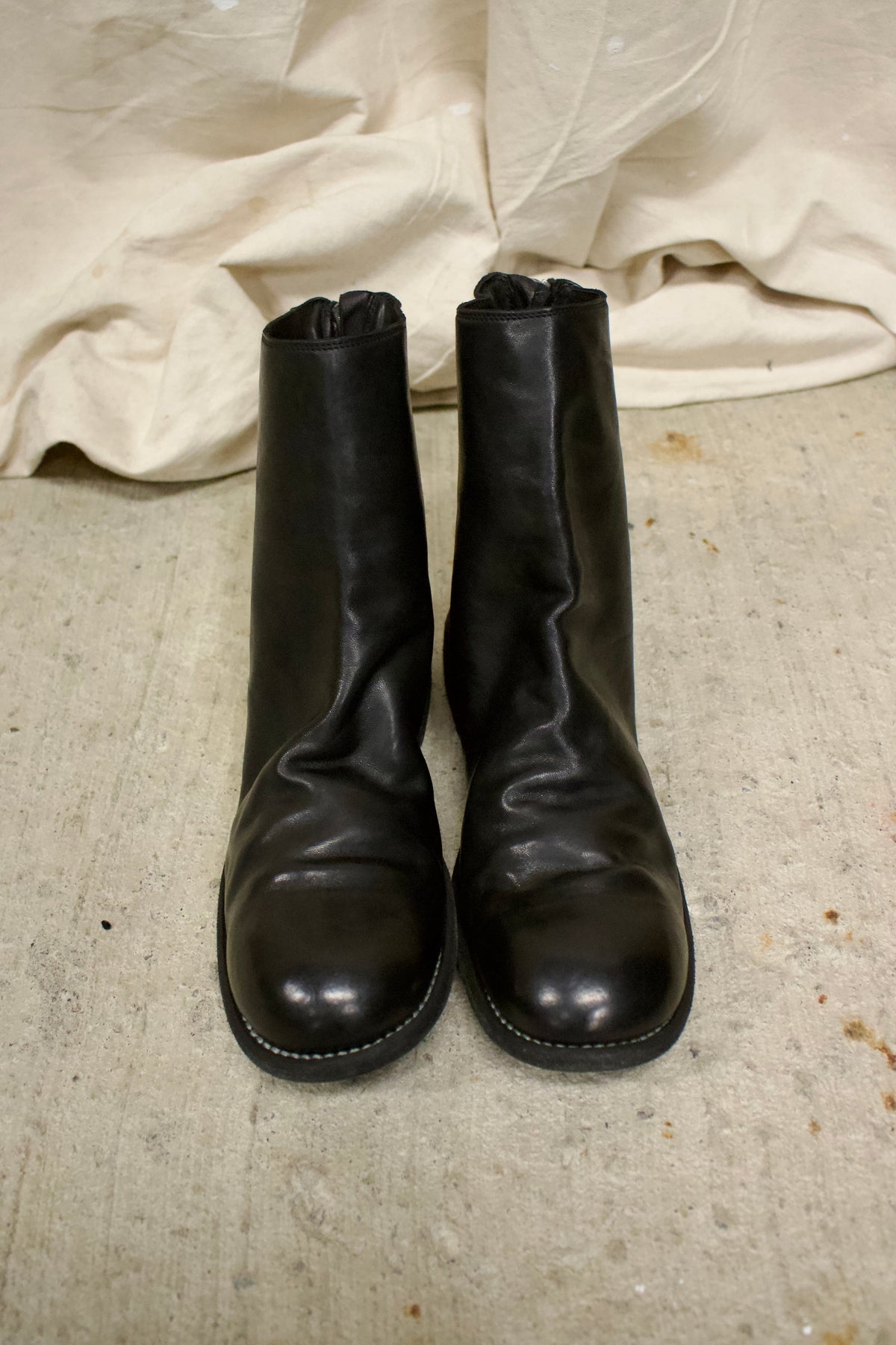 Guidi 986 Back Zip Leather Boots