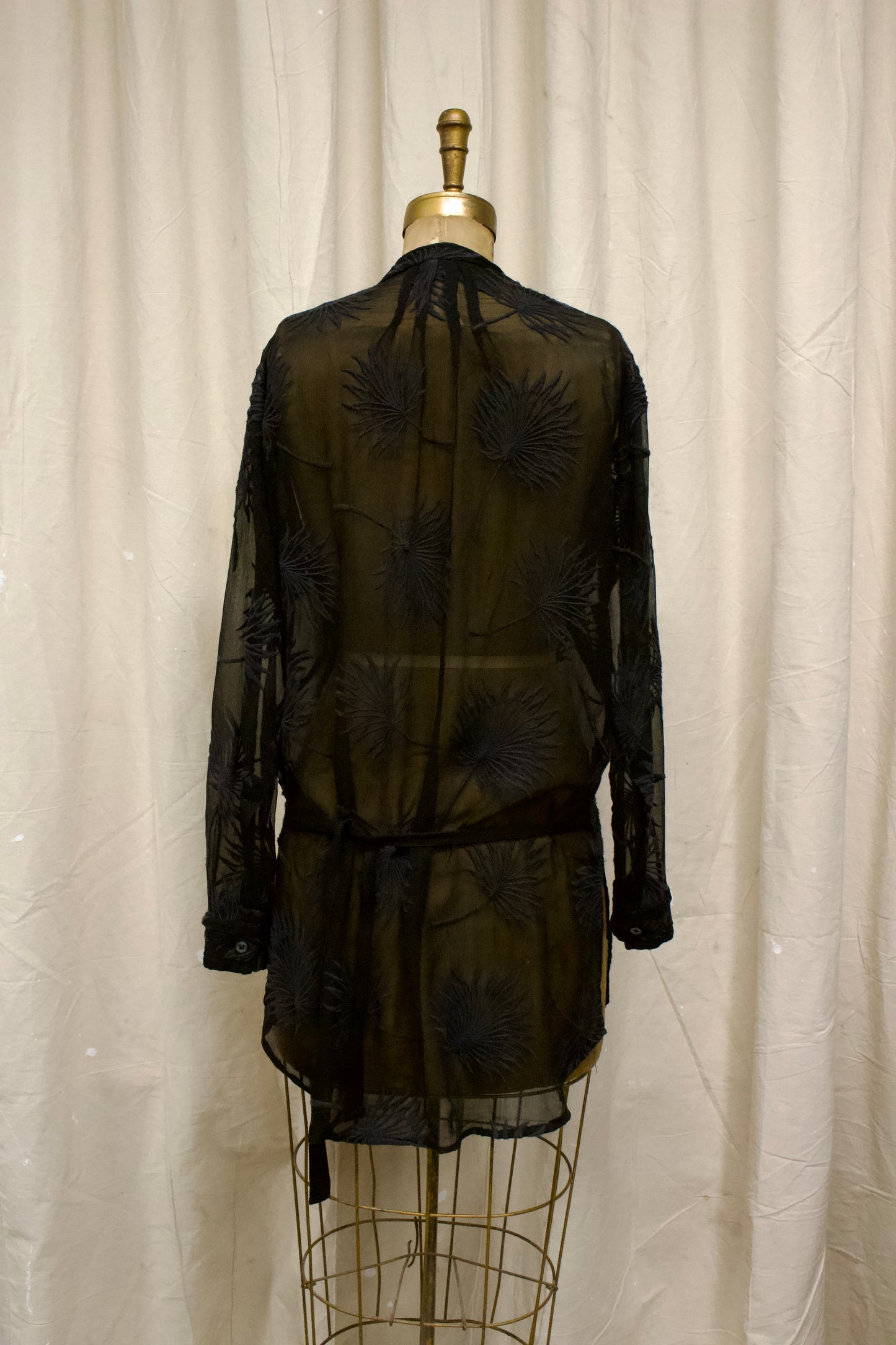 Ann Demeulemeester Floral Embroidered Blouse