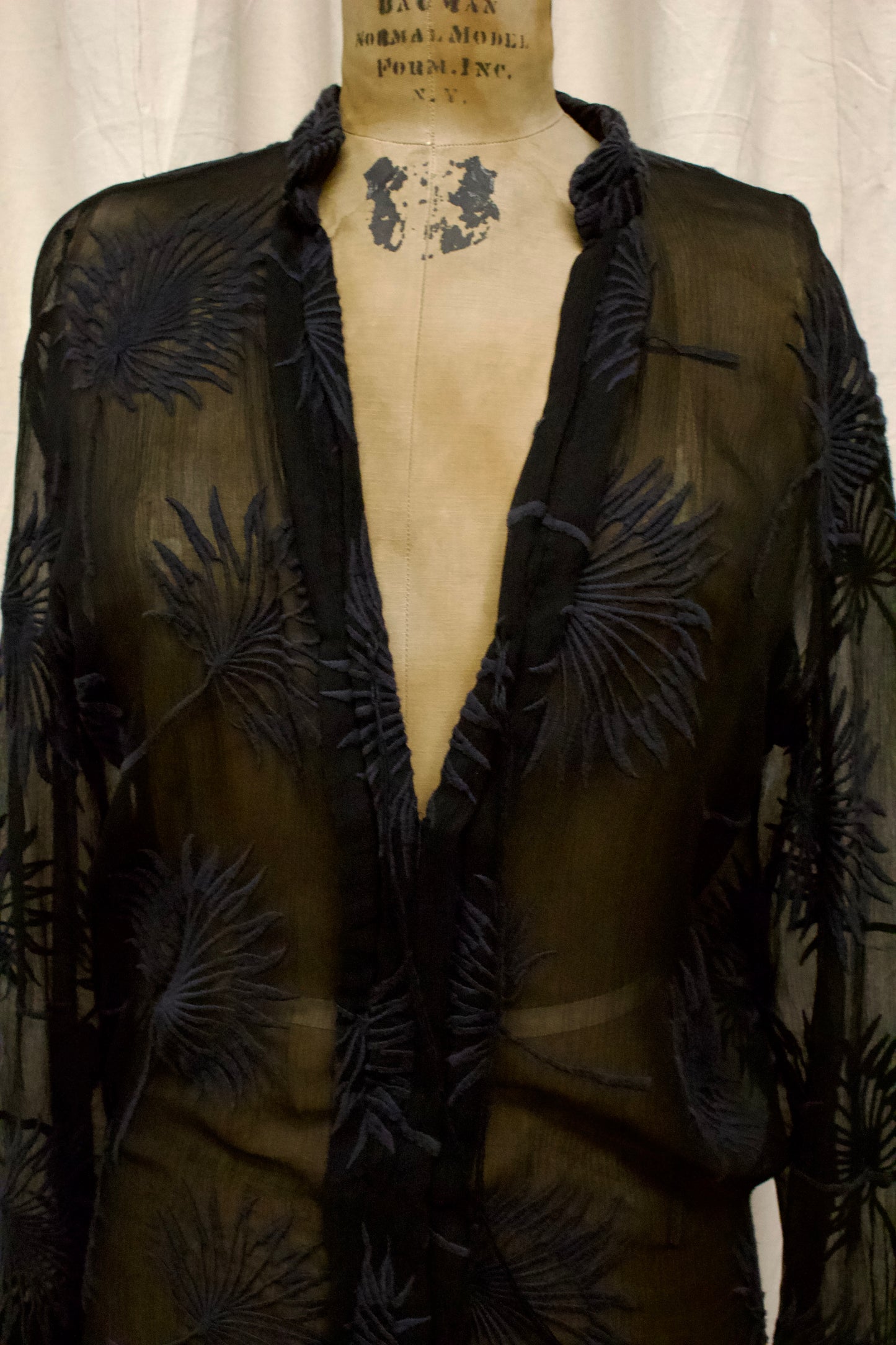 Ann Demeulemeester Floral Embroidered Blouse