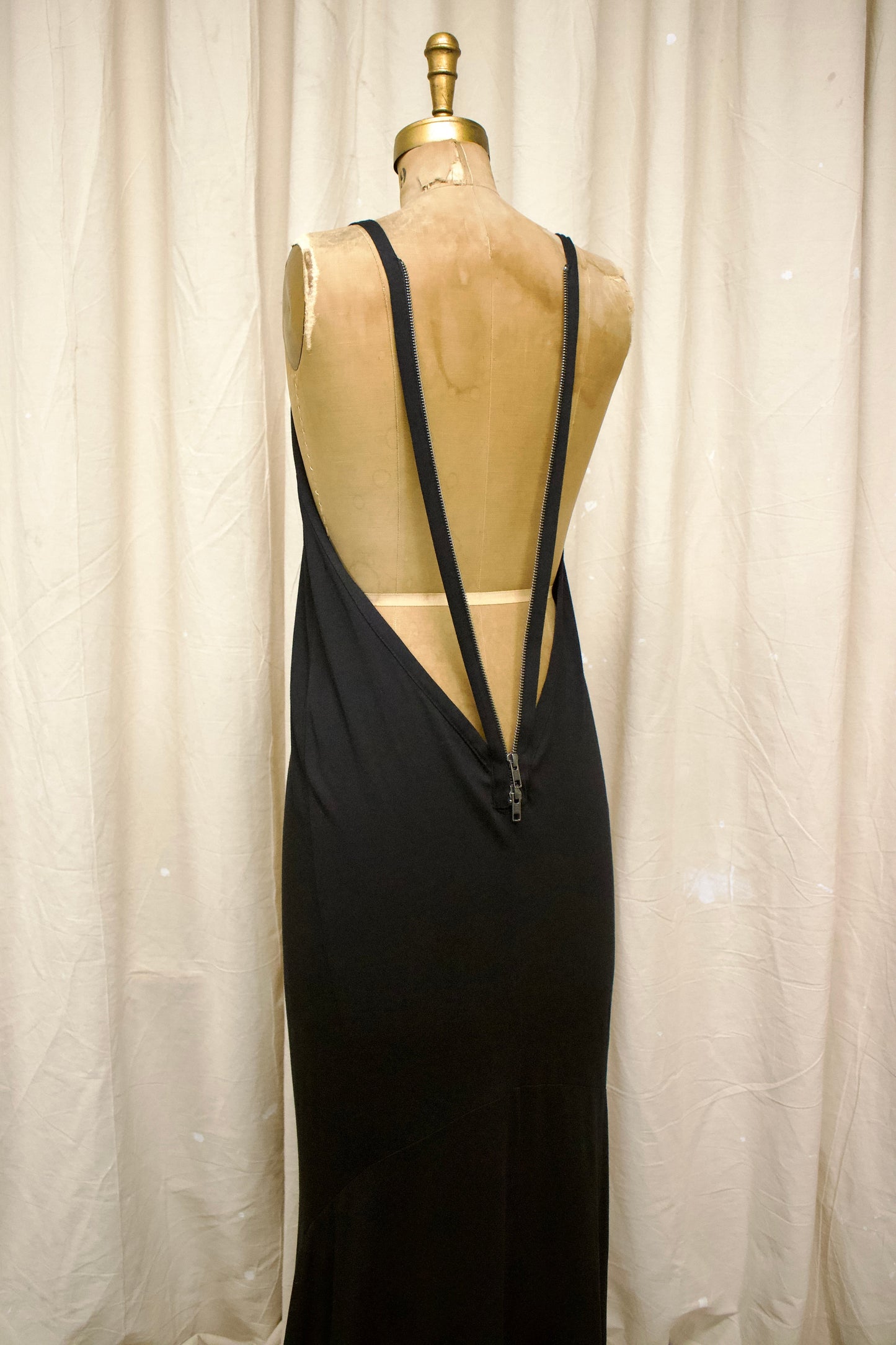 S/S16 Ann Demeulemeester Backless Maxi Dress