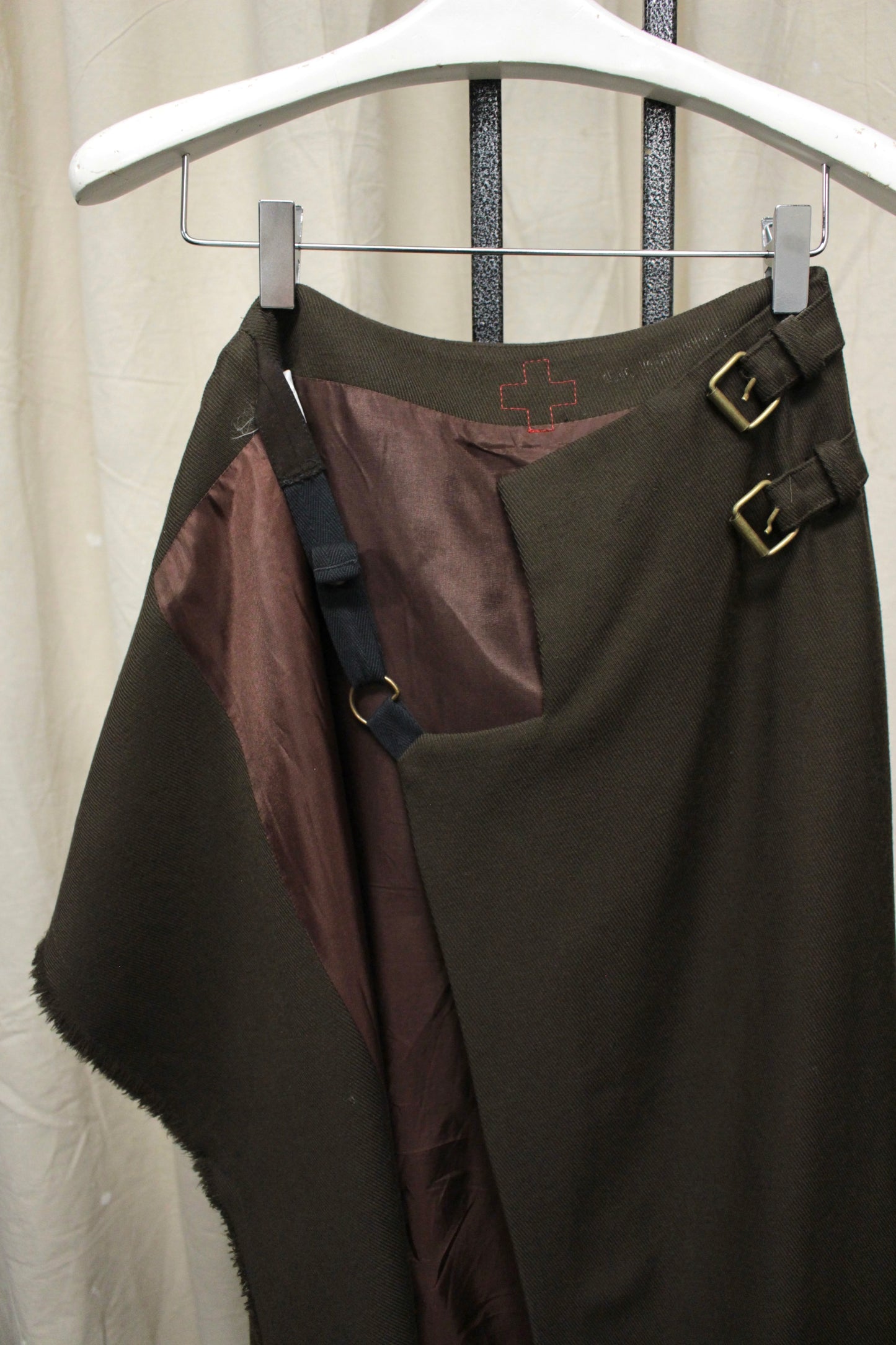 F/W98 A.F Vandevorst Military Wrap Skirt