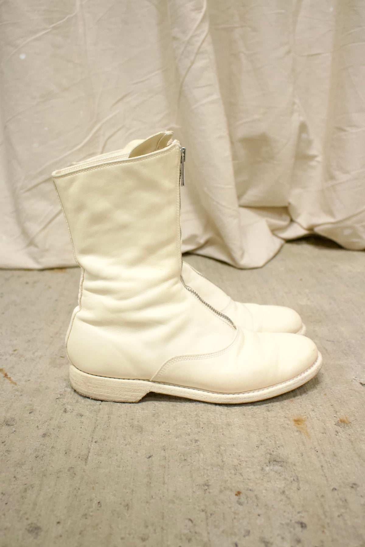 Guidi 310 Front Zip Leather Army Boots