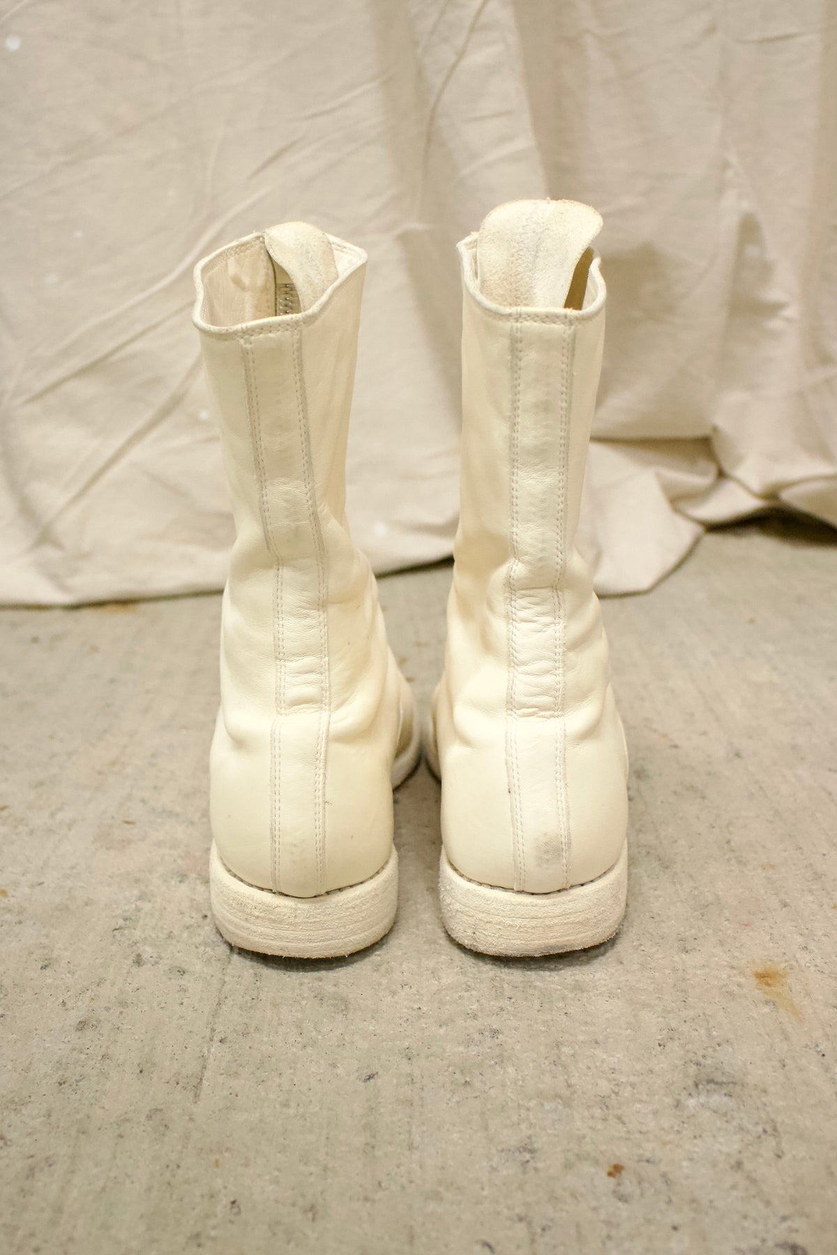 Guidi 310 Front Zip Leather Army Boots