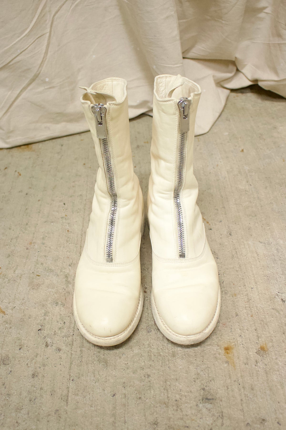 Guidi 310 Front Zip Leather Army Boots