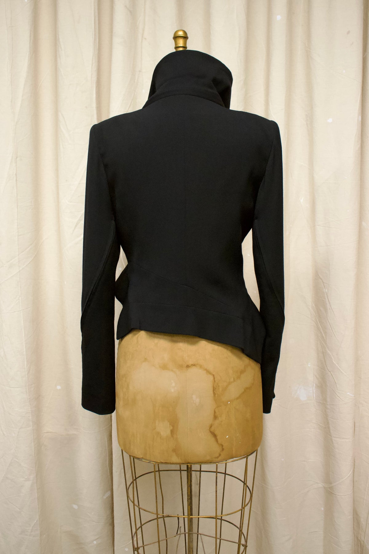 F/W12 Ann Demeulemeester Asymmetrical Sculptured Jacket