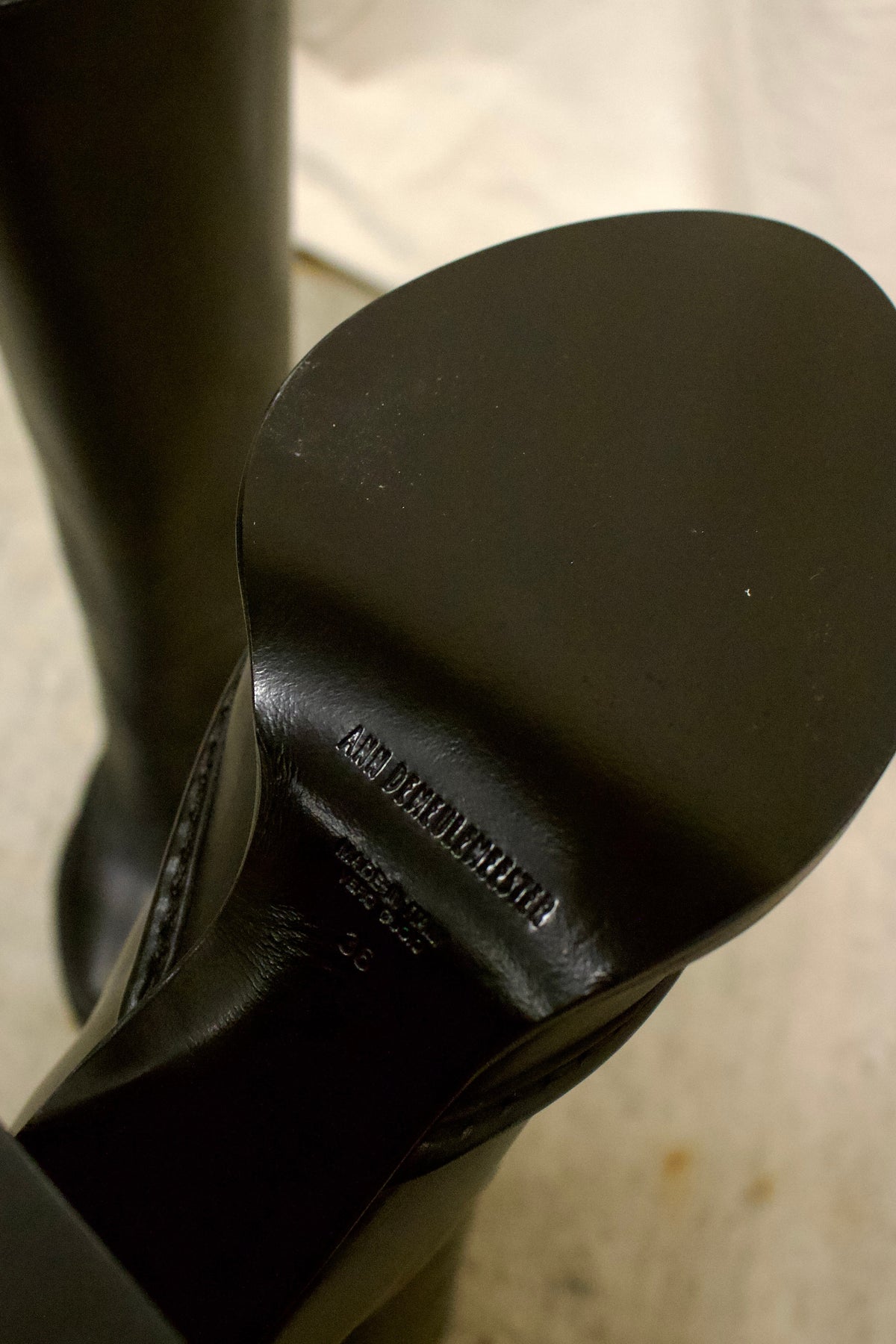 Ann Demeulemeester Donna Tall Leather Boots