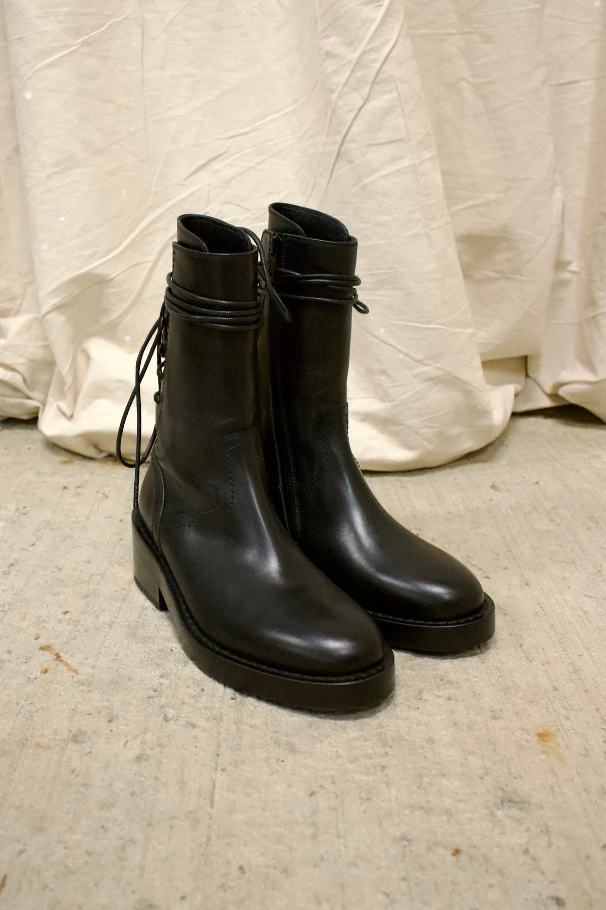 Ann Demeulemeester ‘Henrica’ Leather Ankle Boots