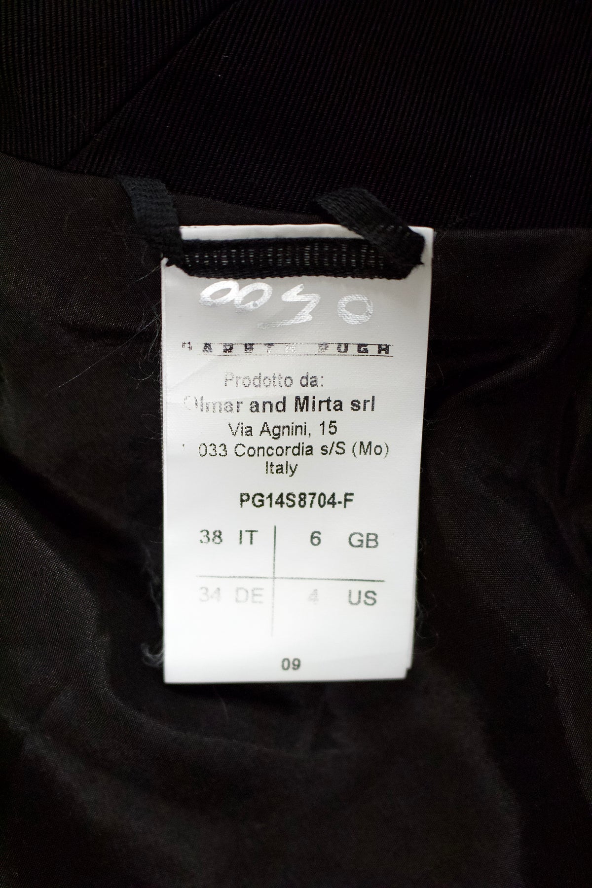 S/S14 Gareth Pugh Draped Belted Jacket